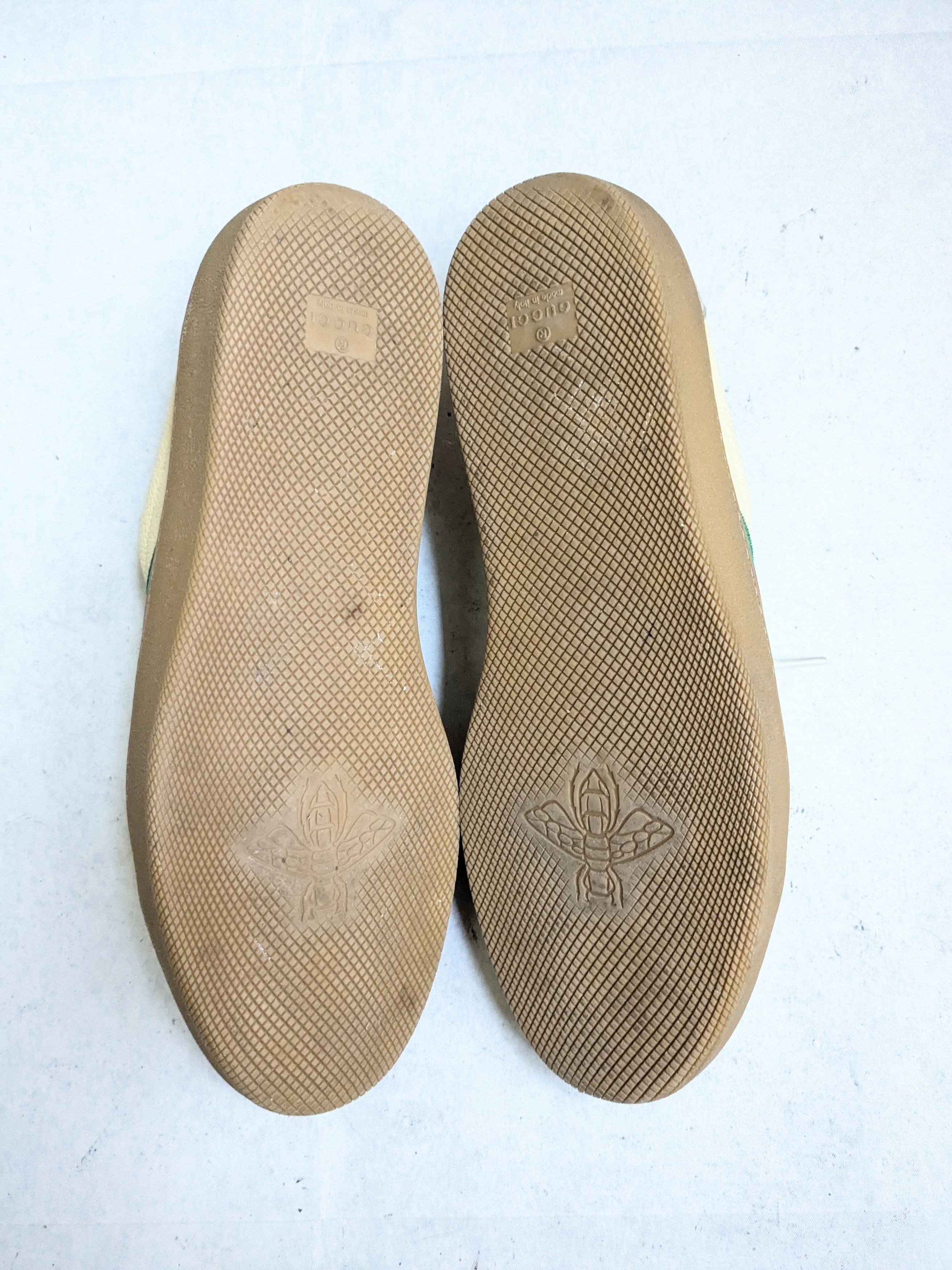 Gucci Gucci G74 Web Sneakers 521681 Yellow 10.5 Low Web Size US 10.5 / EU 43-44 - 14 Thumbnail