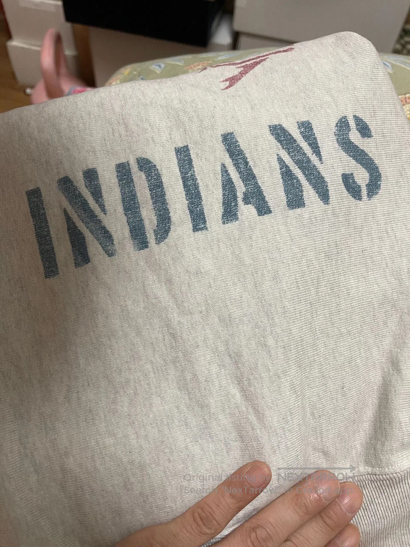 Native Youth Screamin Indians Distressed Crewneck Sweatshirt. Size US M / EU 48-50 / 2 - 5 Thumbnail