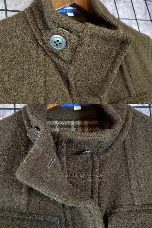 Burberry Burberry Brown Wool Logo Short Cardigan for Women. Size S / US 4 / IT 40 - 6 Thumbnail