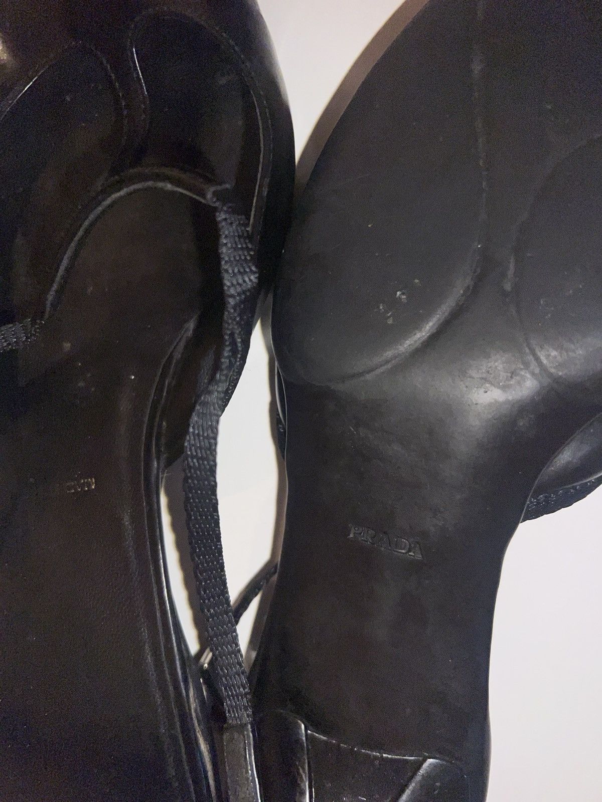 Prada Vintage prada slingback kitten heels Size US 7 / IT 37 - 4 Thumbnail