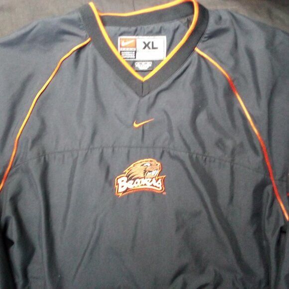 NCAA × Nike × Vintage Vintage Nike Oregon State Beavers Pullover Jacket Size US XL / EU 56 / 4 - 1 Thumbnail