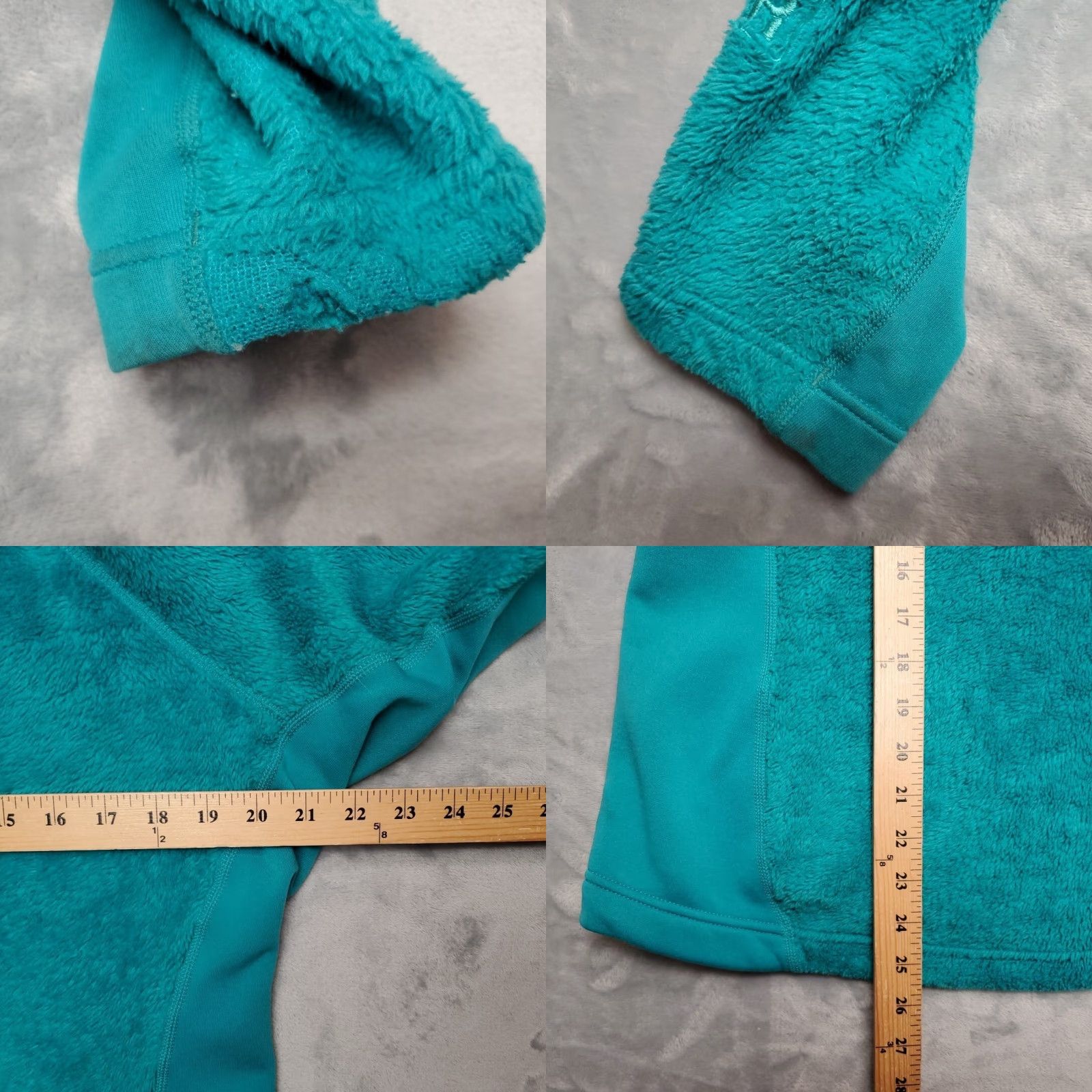 Patagonia VINTAGE Patagonia Regulator Jacket Women L Green Hooded Fleece Full Zip Made in USA Size L / US 10 / IT 46 - 10 Thumbnail
