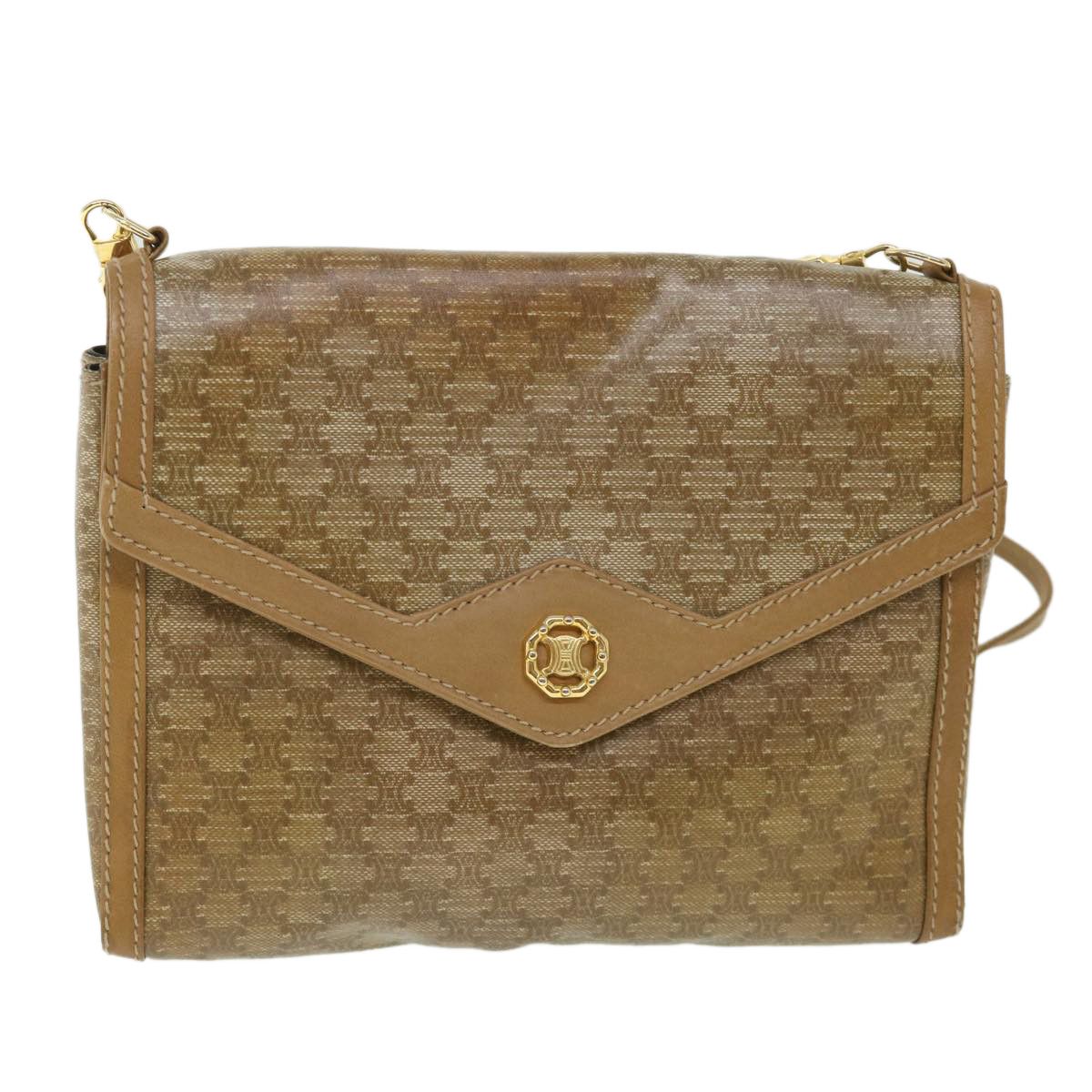 image of Celine Céline Triomphe Shoulder in Brown, Women's