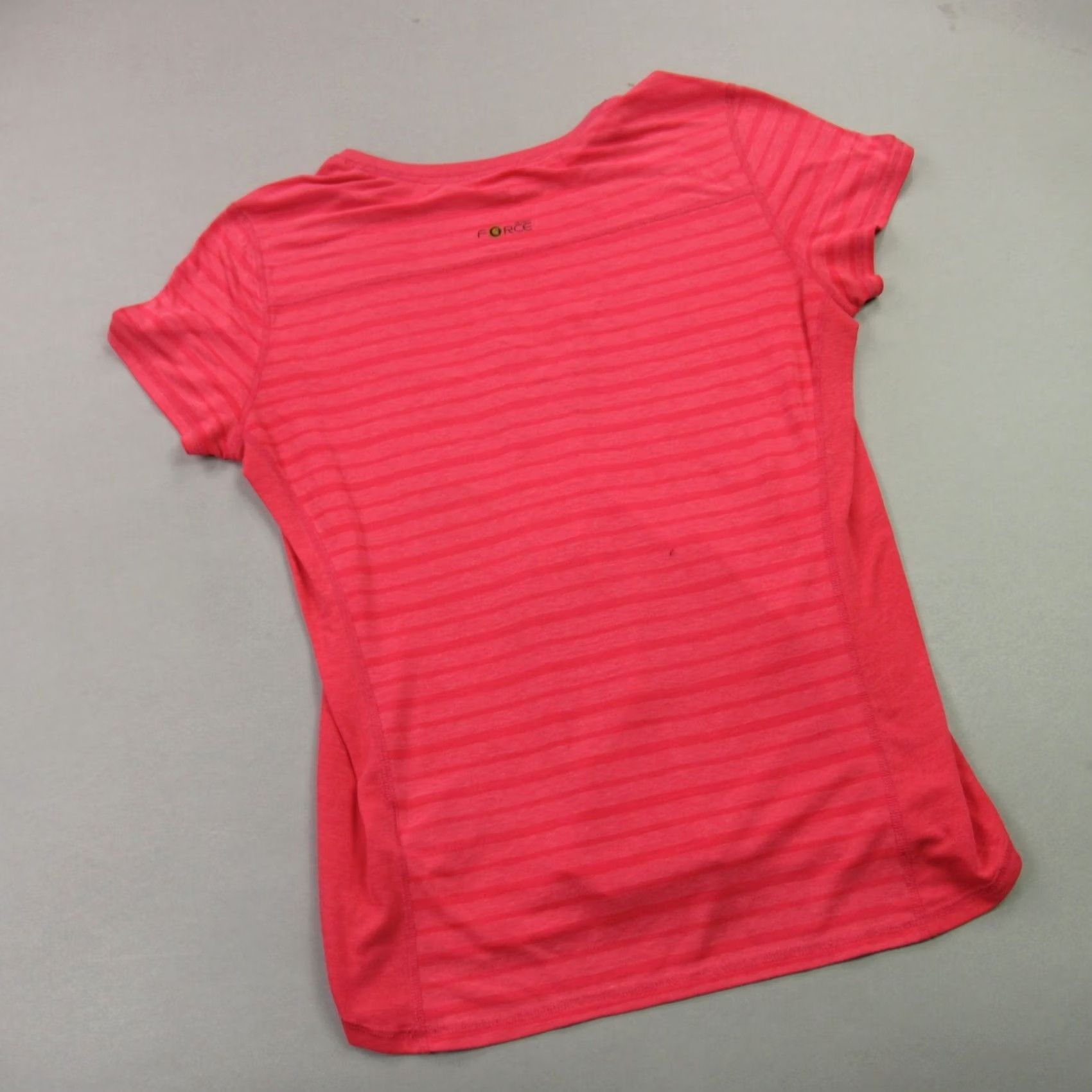 Carhartt Carhartt Shirt Womens Large Short Sleeve Crew Neck Lightweight Pink Striped Logo Casual Size L / US 10 / IT 46 - 7 Thumbnail
