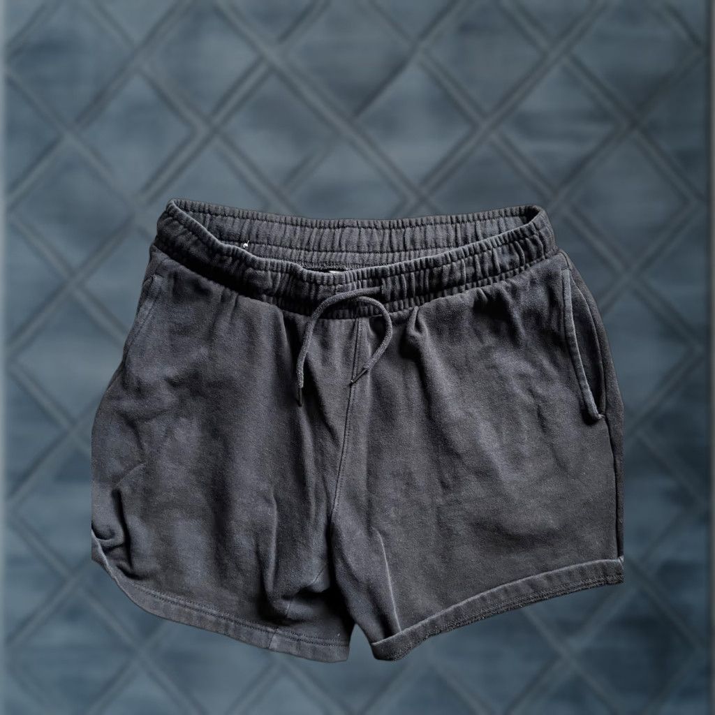 Aeropostale Aeropostale Womens Athletic Shorts Medium Black Cotton Workout Bermuda Size 32" / US 10 / IT 46 - 1 Thumbnail