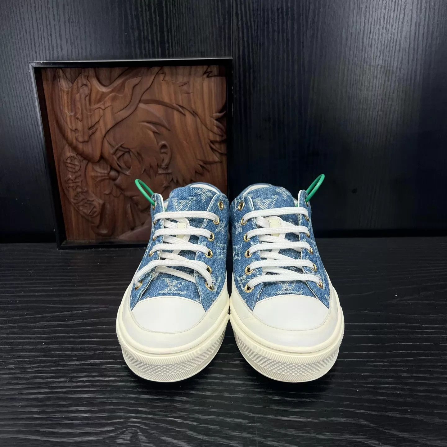 Louis Vuitton LV Stellar Denim Blue 35.5 Like New Size US 5 / IT 35 - 4 Thumbnail