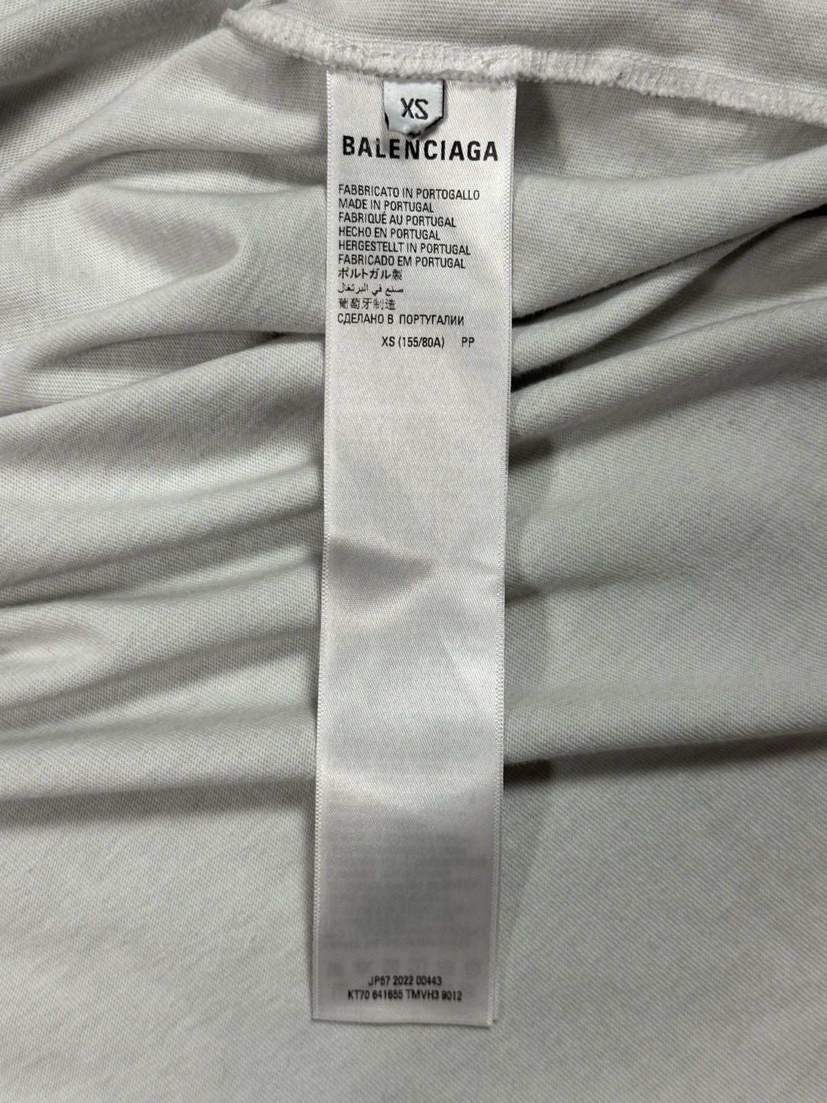 Balenciaga Balenciaga 90/10 Paint Splatter Distressed Oversized T-Shirt Size US XS / EU 42 / 0 - 10 Thumbnail