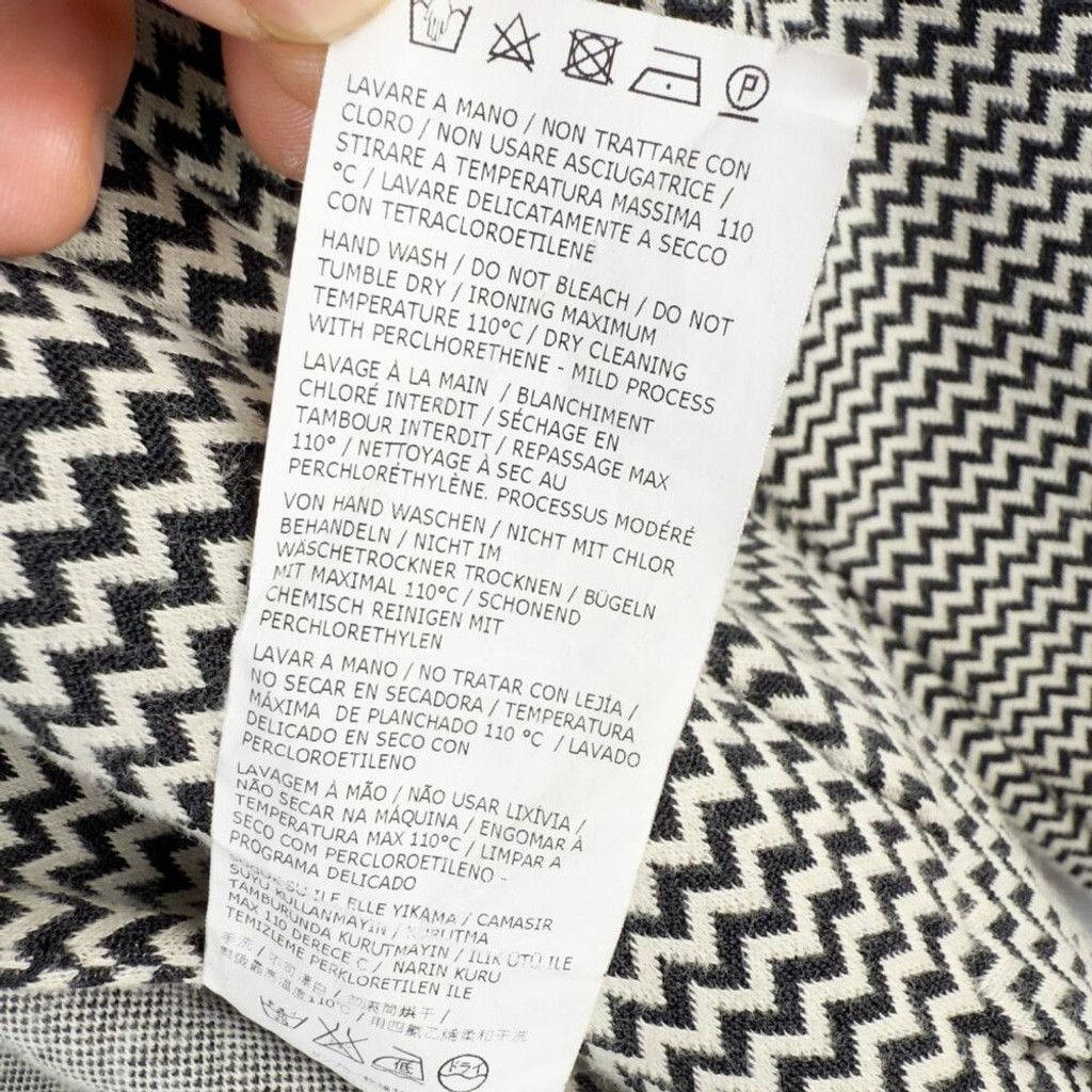 Max Mara MAXMARA Weekend Soft Cropped Black & White Blazer Sz L Size L / US 10 / IT 46 - 14 Thumbnail