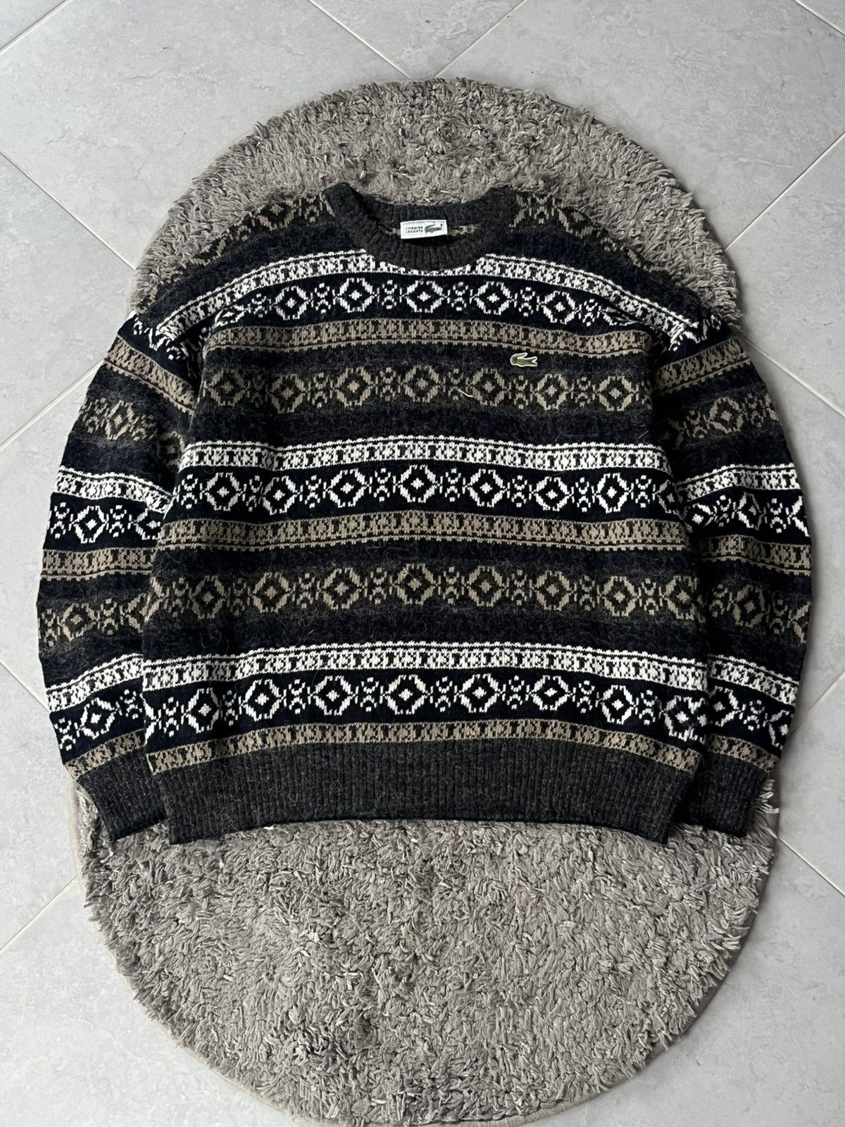 Lacoste 90’S Vintage Knitwear Lacoste Streetwear Size US M / EU 48-50 / 2 - 1 Thumbnail