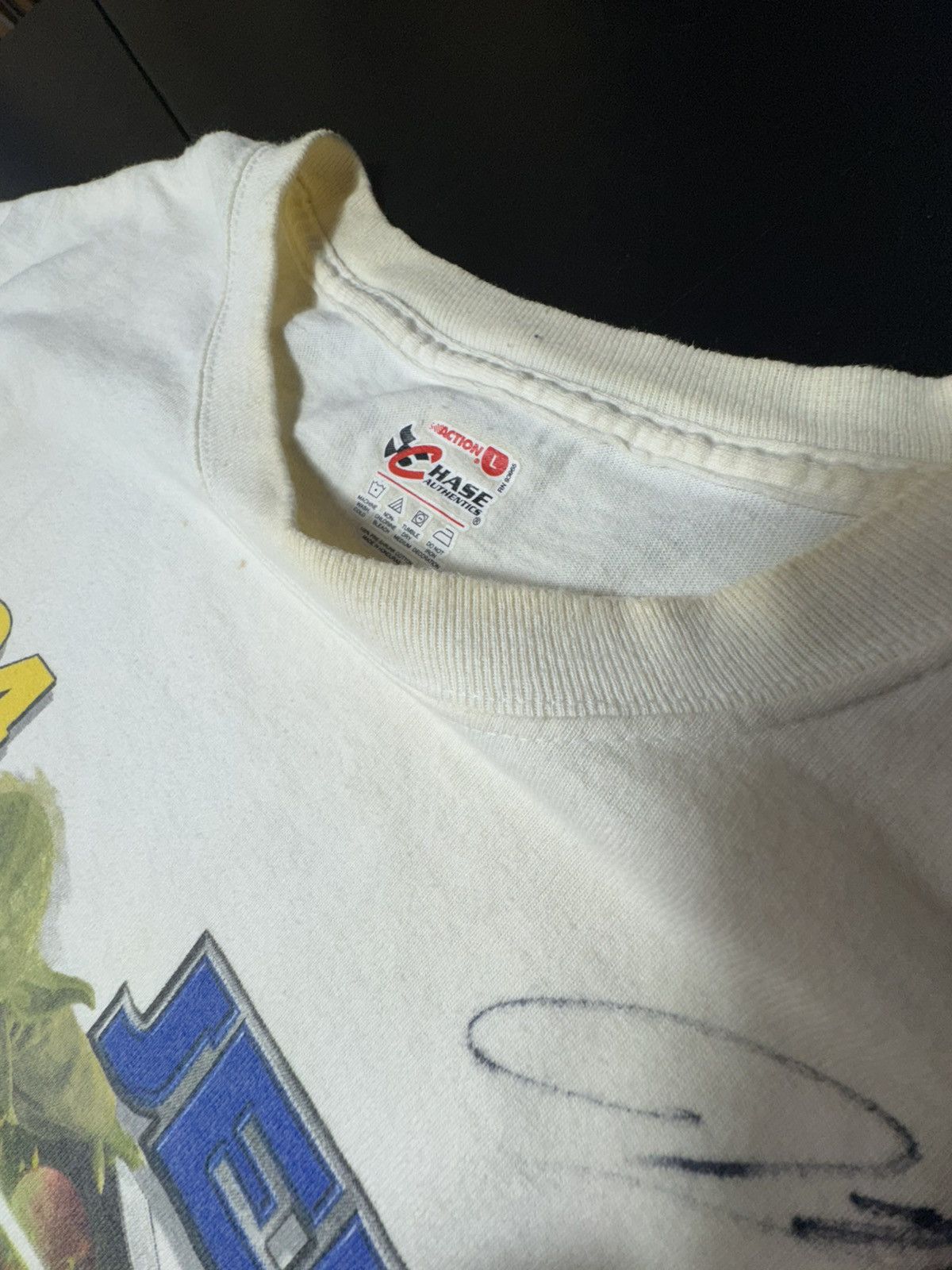Chase Authentics 2005 Nascar x Star Wars Jeff Gordon Autographed T-Shirt Size US L / EU 52-54 / 3 - 6 Thumbnail