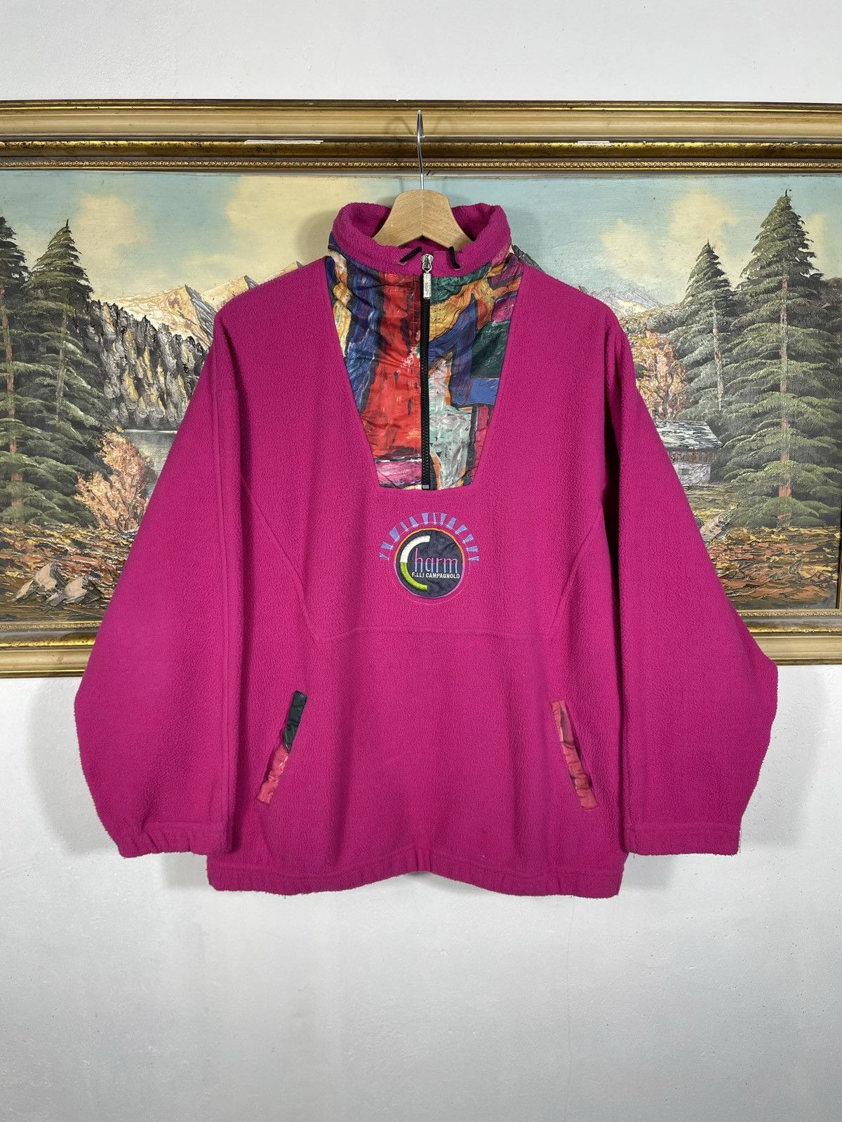 Vintage Vintage Y2k 90s 1/3 Half Zip Fleece Sweatshirt Jacket Polar Size US M / EU 48-50 / 2 - 1 Thumbnail