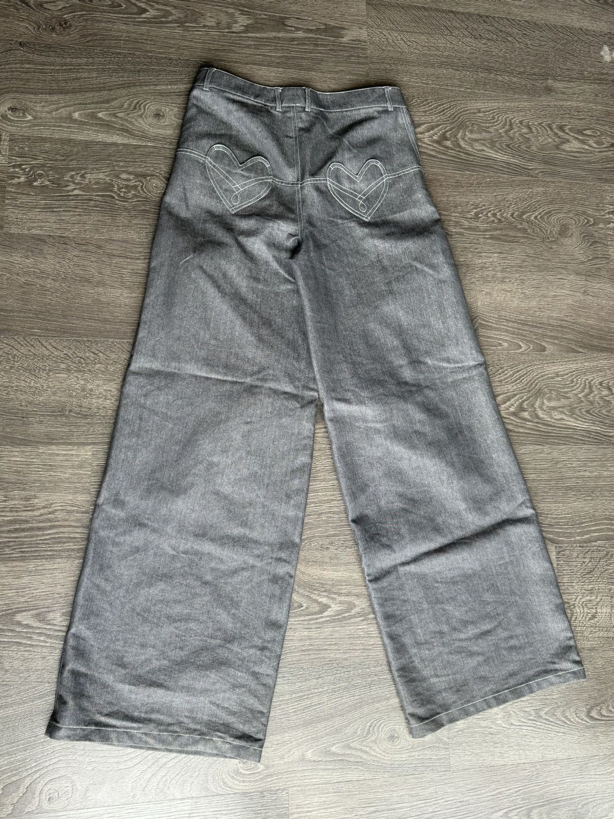 Designer Lalune Calypso Baggy Cargo Jeans Size US 34 / EU 50 - 3 Thumbnail