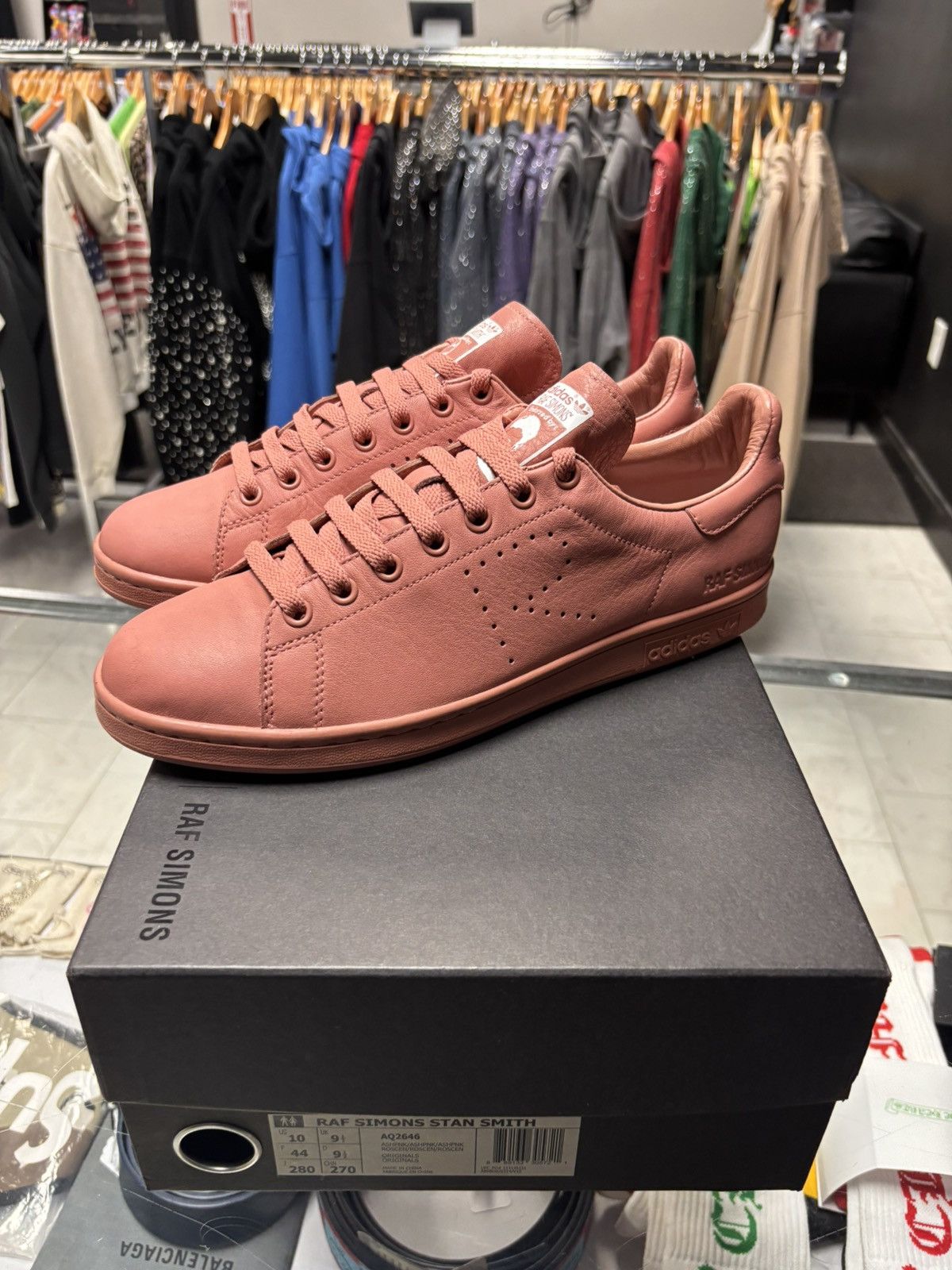 Ash Pink Adidas Raf Simons Stan Smith Rose Adidas × Raf Simons Raf 