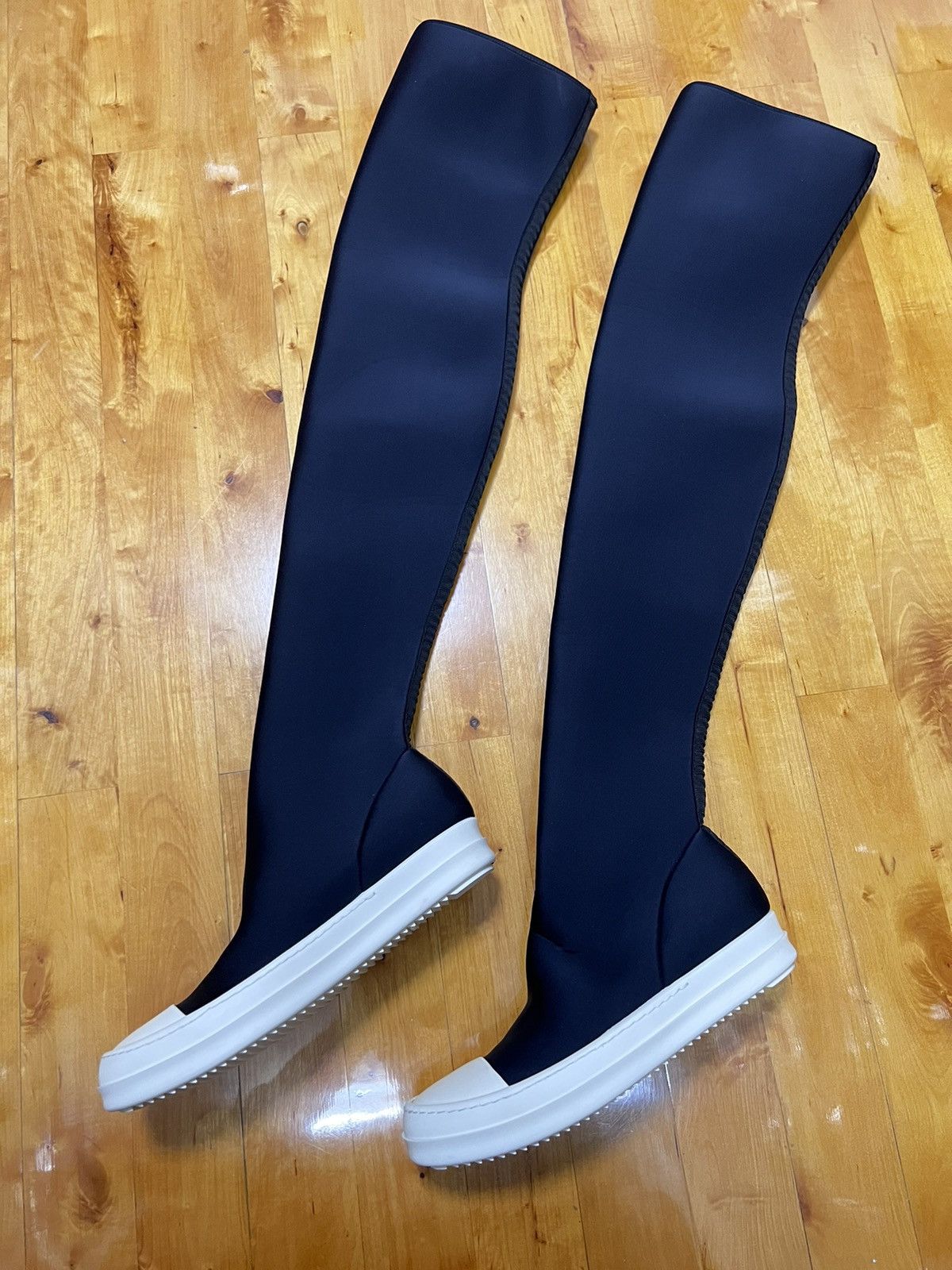Rick Owens Drkshdw Rick owens thigh high stocking ramones sz36.5 Size US 6.5 / IT 36.5 - 3 Thumbnail