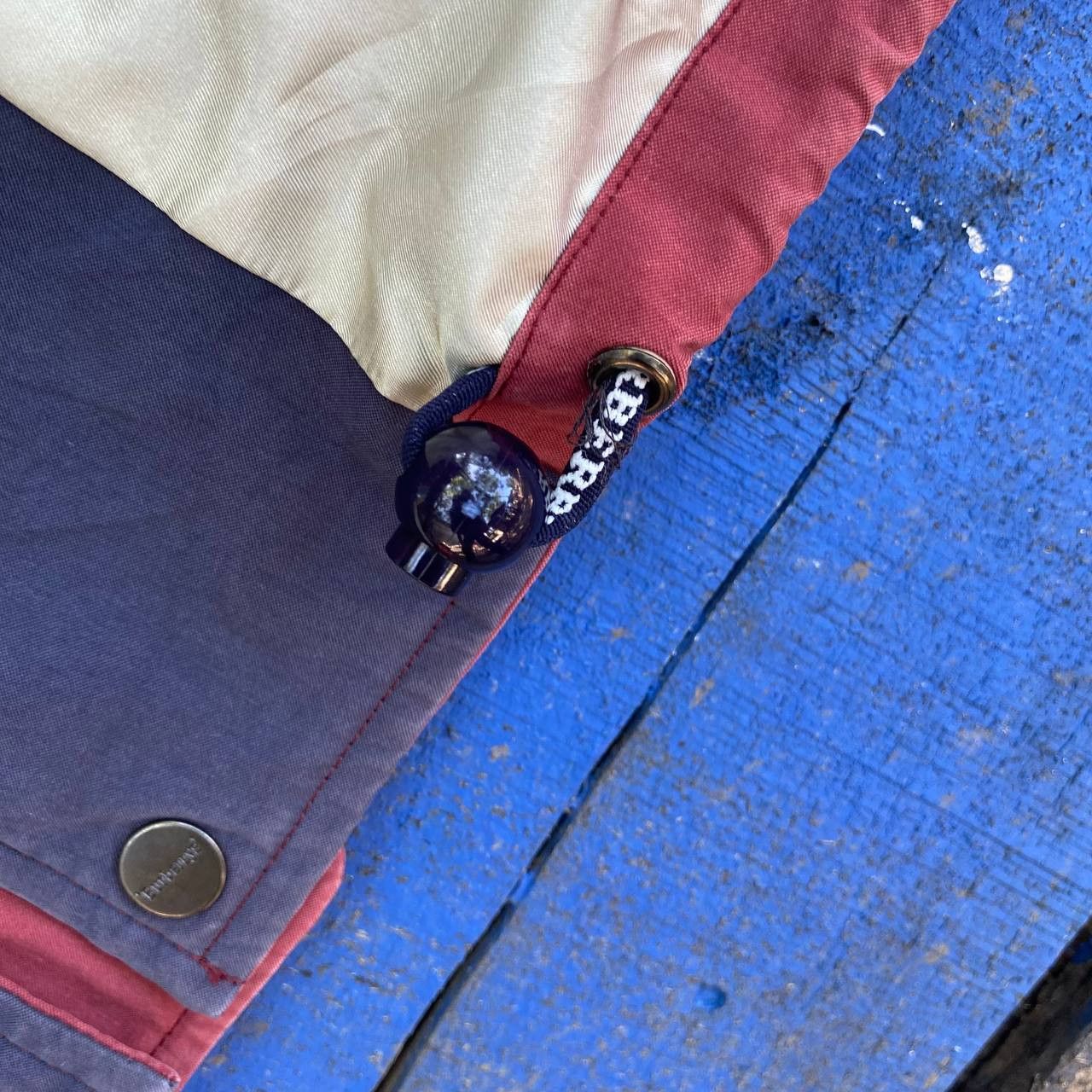 Burberry × Vintage Vintage Burberry Reversible Big Logo Zipper Jacket Size US XL / EU 56 / 4 - 11 Thumbnail