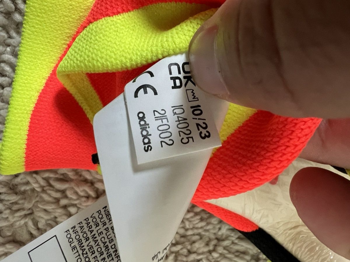 Adidas Adidas Predator GL Pro Goalkeeper Gloves Hybrid Orange Black Size ONE SIZE - 10 Thumbnail
