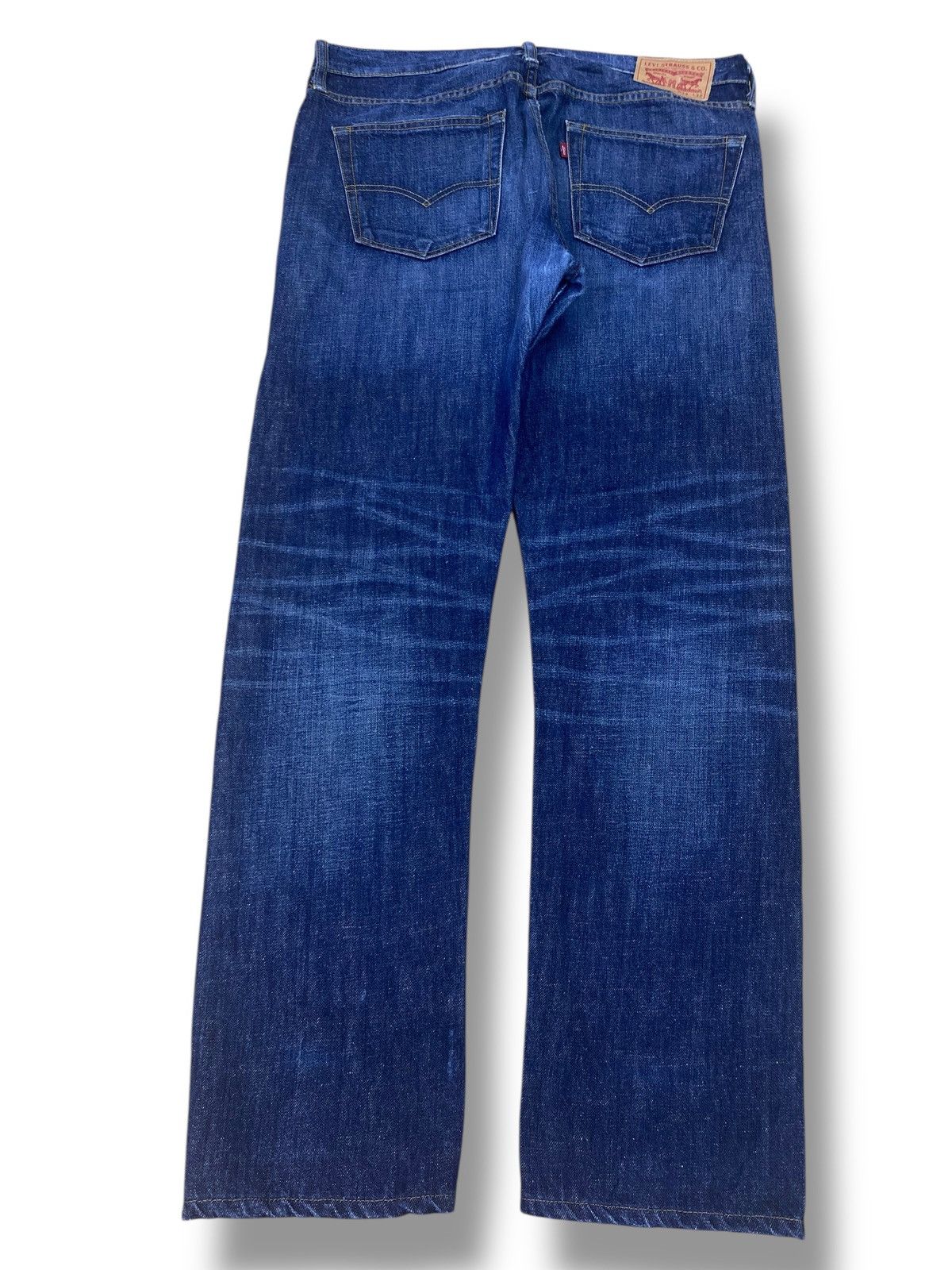 Levi's Levi’s Vintage Whiskers Blue Wash Style Straight Cut Jeans Size US 36 / EU 52 - 3 Thumbnail