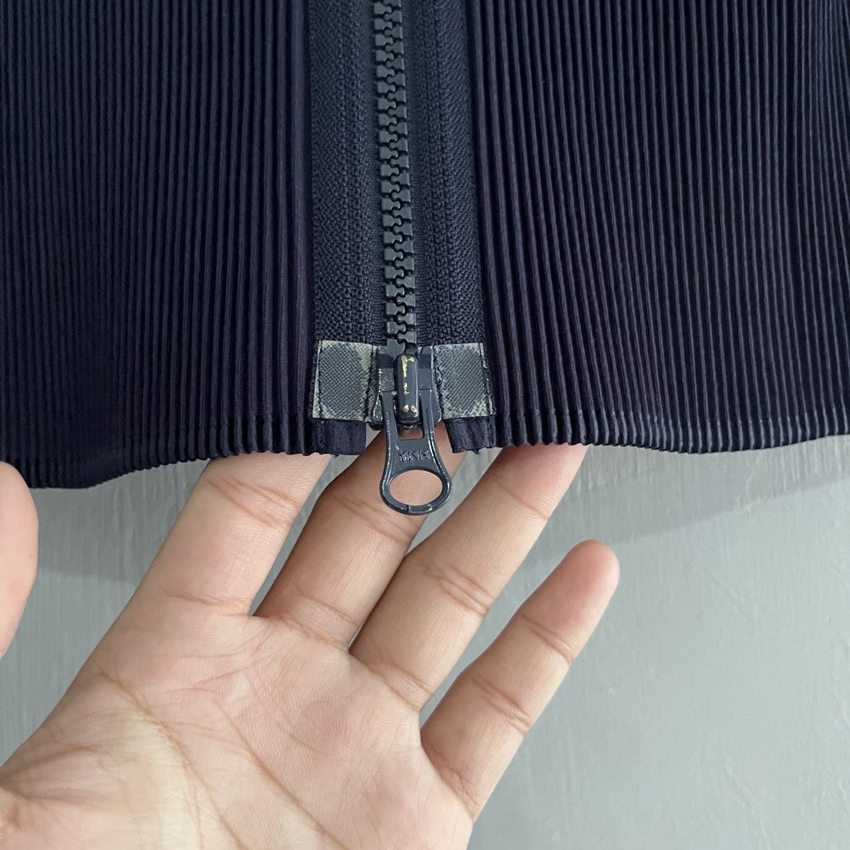 Issey Miyake FETE Issey Miyake Zip Up Vest Indigo Size M / US 6-8 / IT 42-44 - 3 Thumbnail