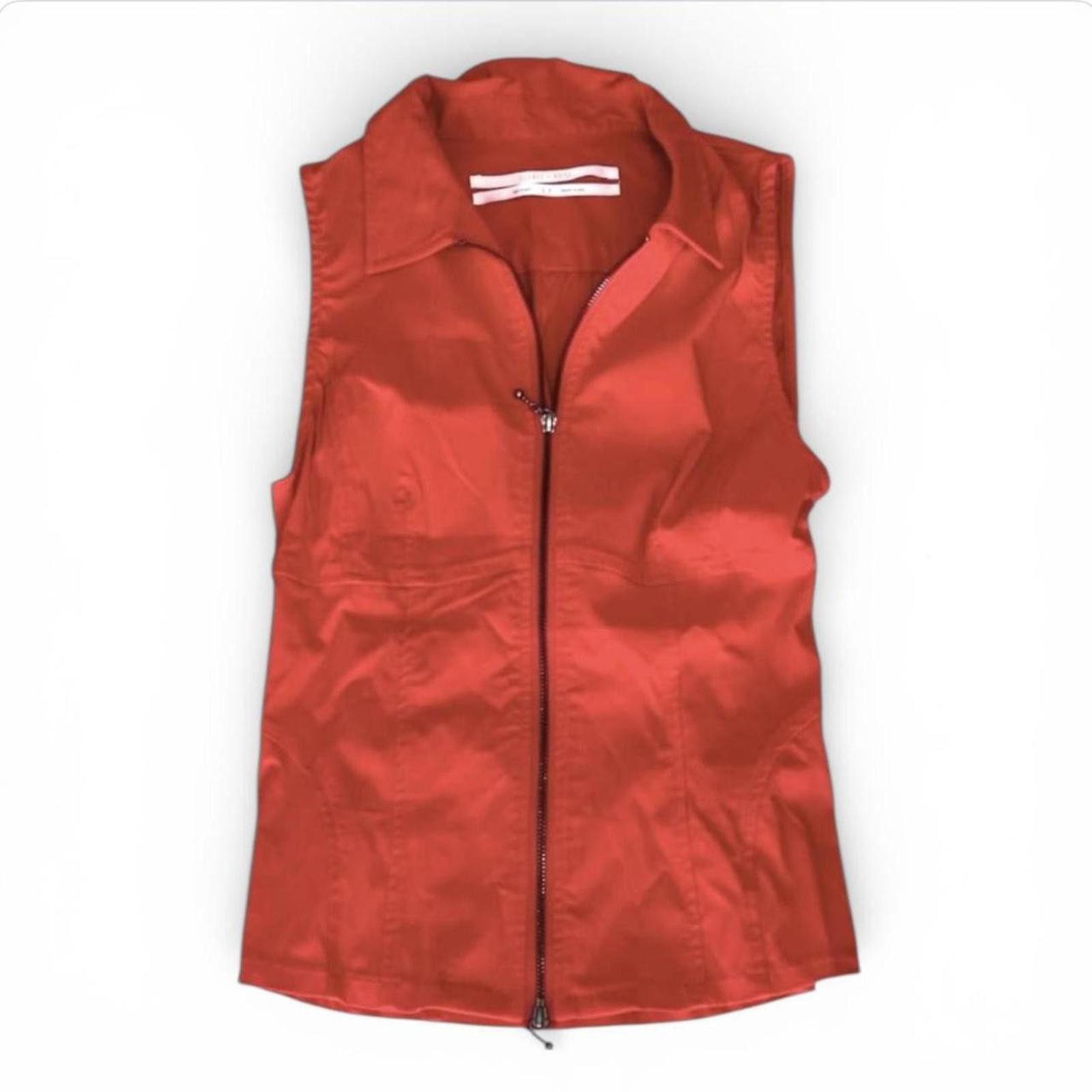 Other Gyaru 2000s grunge style red no sleeve zip up top Size S / US 4 / IT 40 - 1 Thumbnail