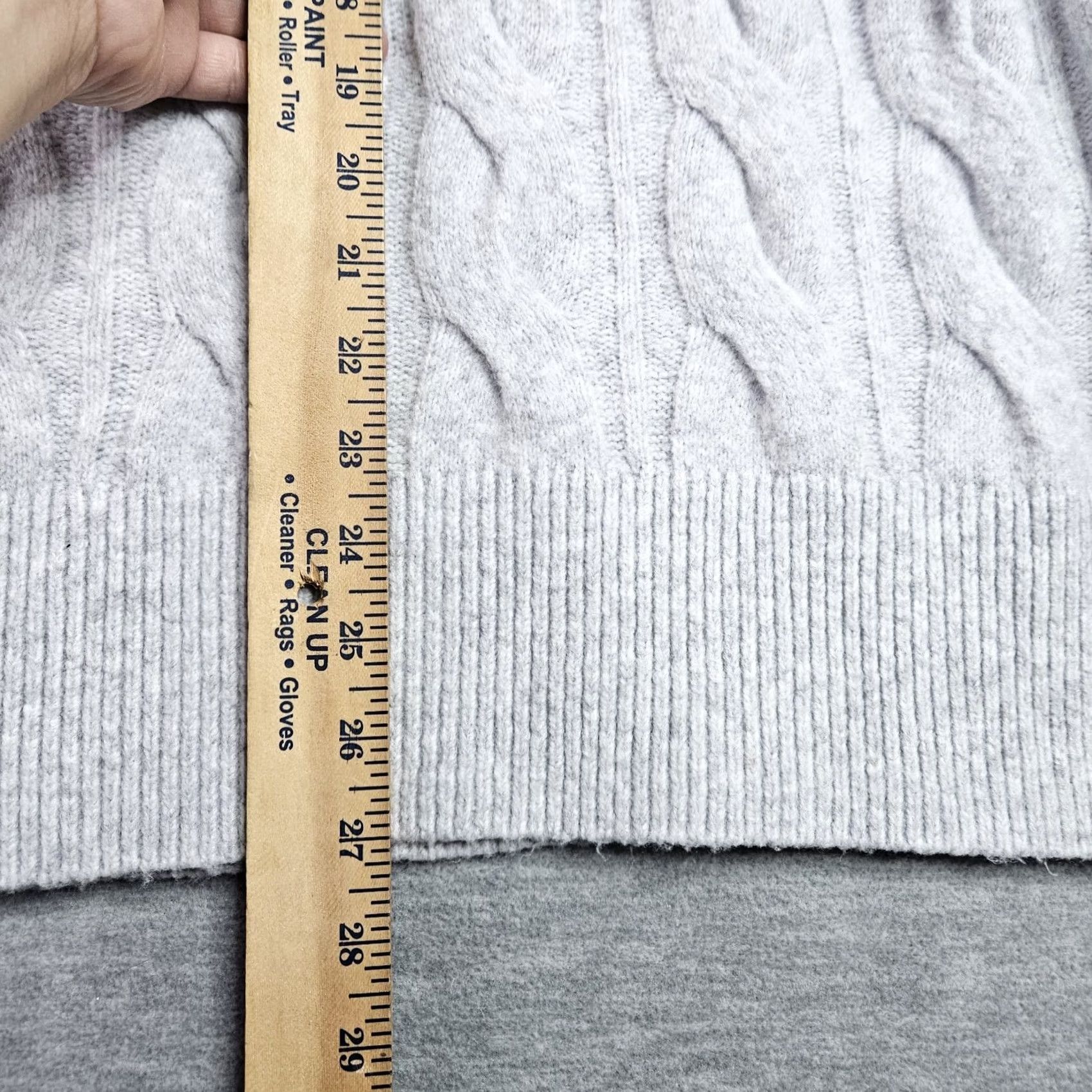 Vintage AERIE Cable Pearl Crew Neck Long Sleeve Sweater M NEW Ivory Women's Knit Cardigan Slim Relaxed Fit Size M / US 6-8 / IT 42-44 - 4 Thumbnail