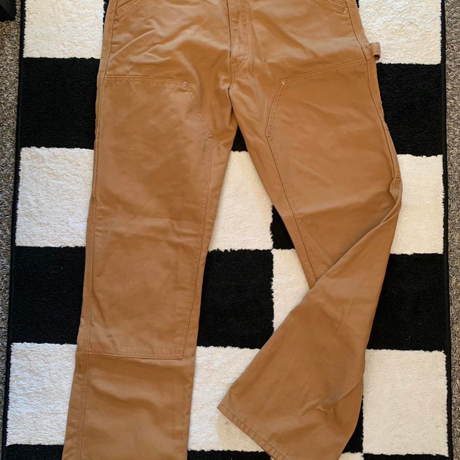 Levi's Levi's Carpenter Double Knee Tan Canvas Pants Size US 36 / EU 52 - 2 Thumbnail