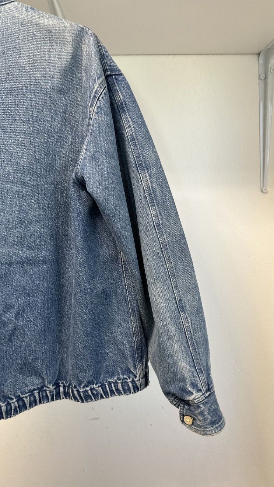Polo Ralph Lauren 80'S POLO RALPH LAUREN distressed Zip-up Denim Jacket Size US M / EU 48-50 / 2 - 16 Thumbnail