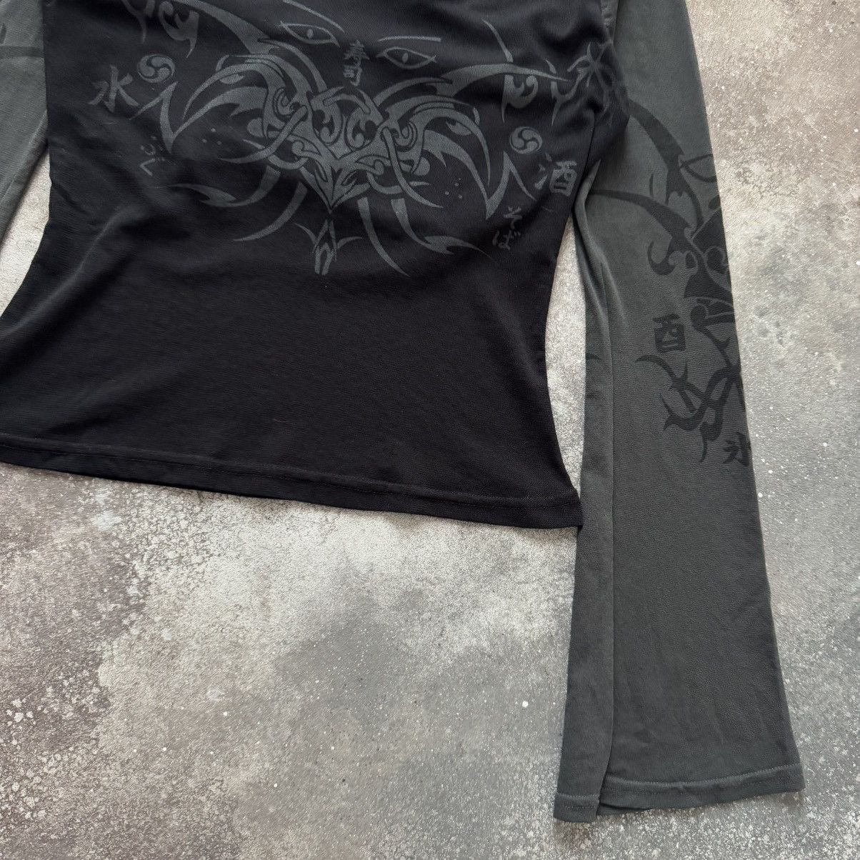 Japanese Brand × Vintage Japanese Tribal Gothic Mesh Long Sleeve Size M / US 6-8 / IT 42-44 - 8 Thumbnail
