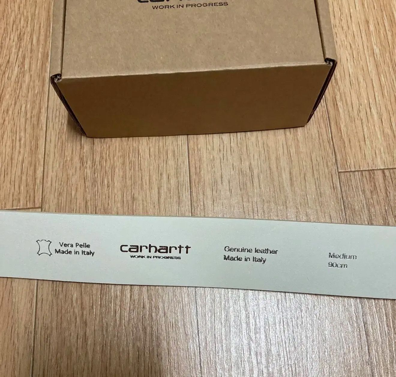 Carhartt Carhartt WIP script leather belt Size ONE SIZE - 2 Thumbnail
