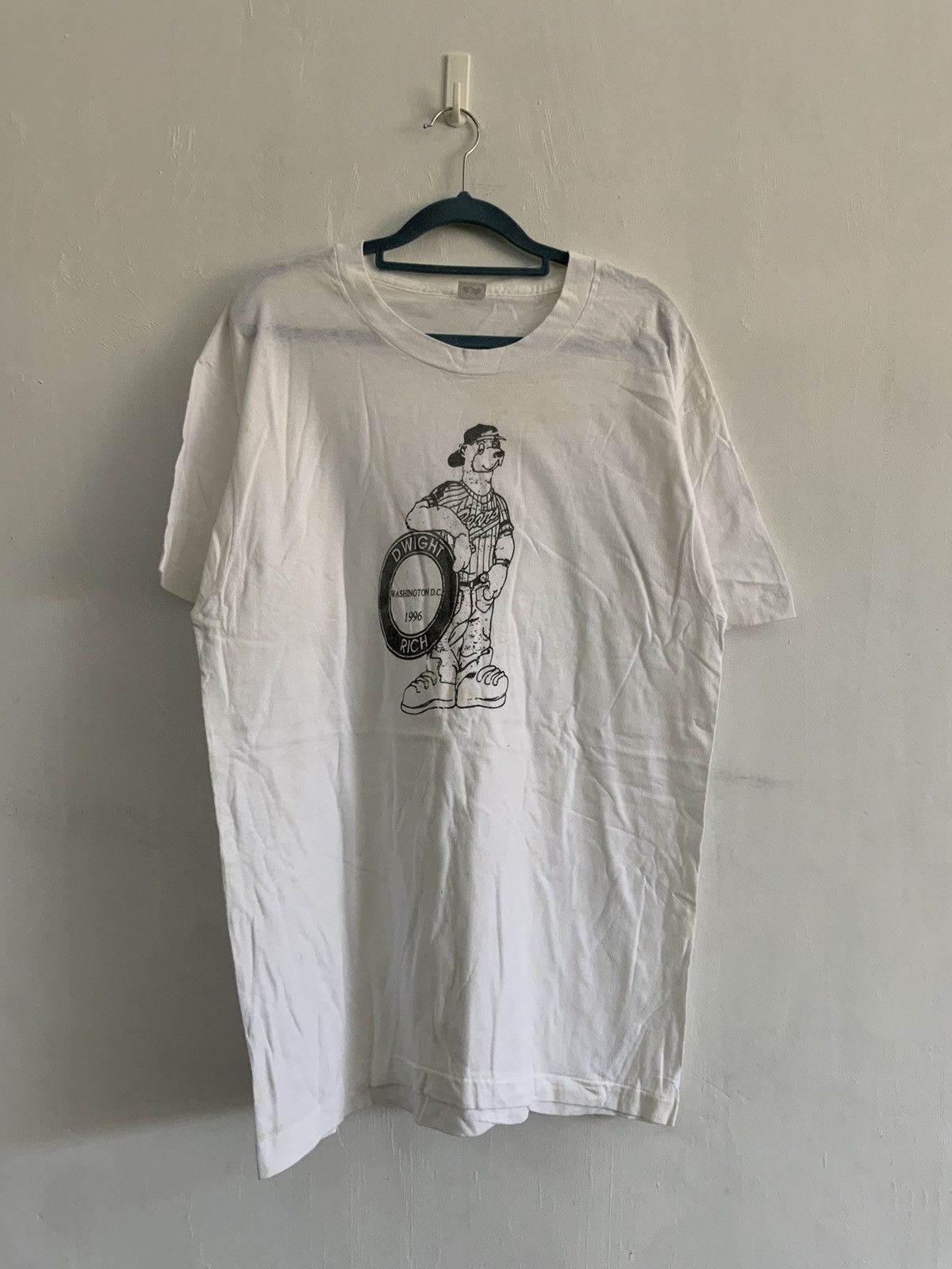 Vintage Vintage Dwight Rich Washington DC White Tee Size US XL / EU 56 / 4 - 3 Thumbnail