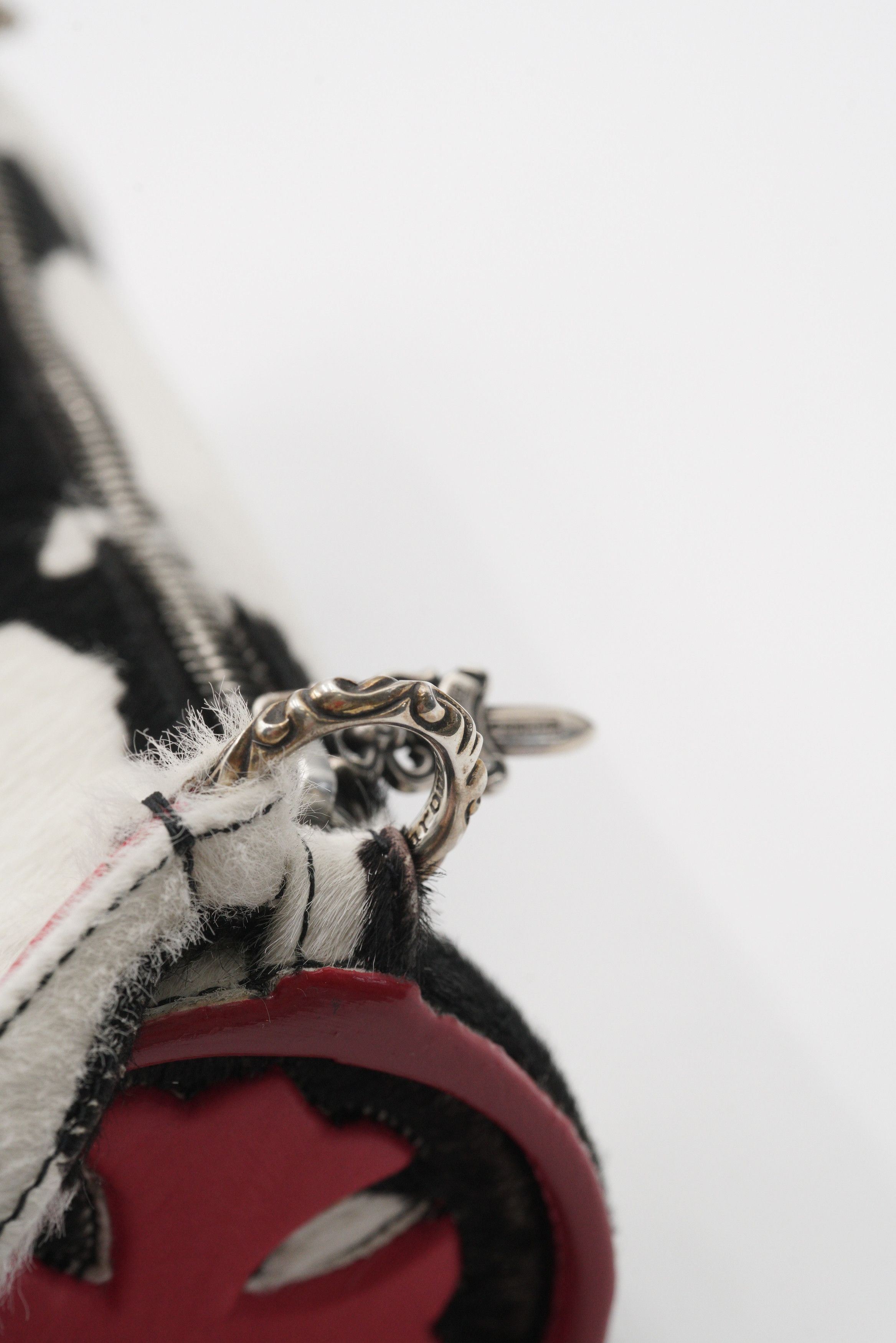 Chrome Hearts Chrome Hearts Pony Hair Cow Stripe Grinds Mini Handbag Size ONE SIZE - 8 Thumbnail