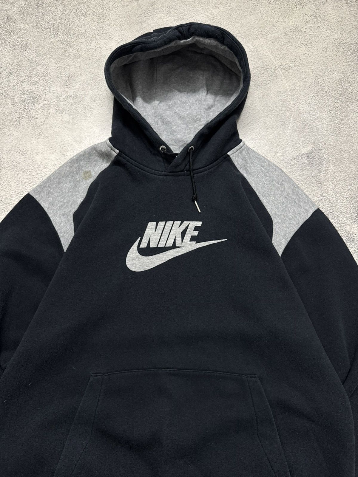 Nike Vintage Y2K Nike Big Swoosh Hoodie 00’s Size US L / EU 52-54 / 3 - 2 Thumbnail