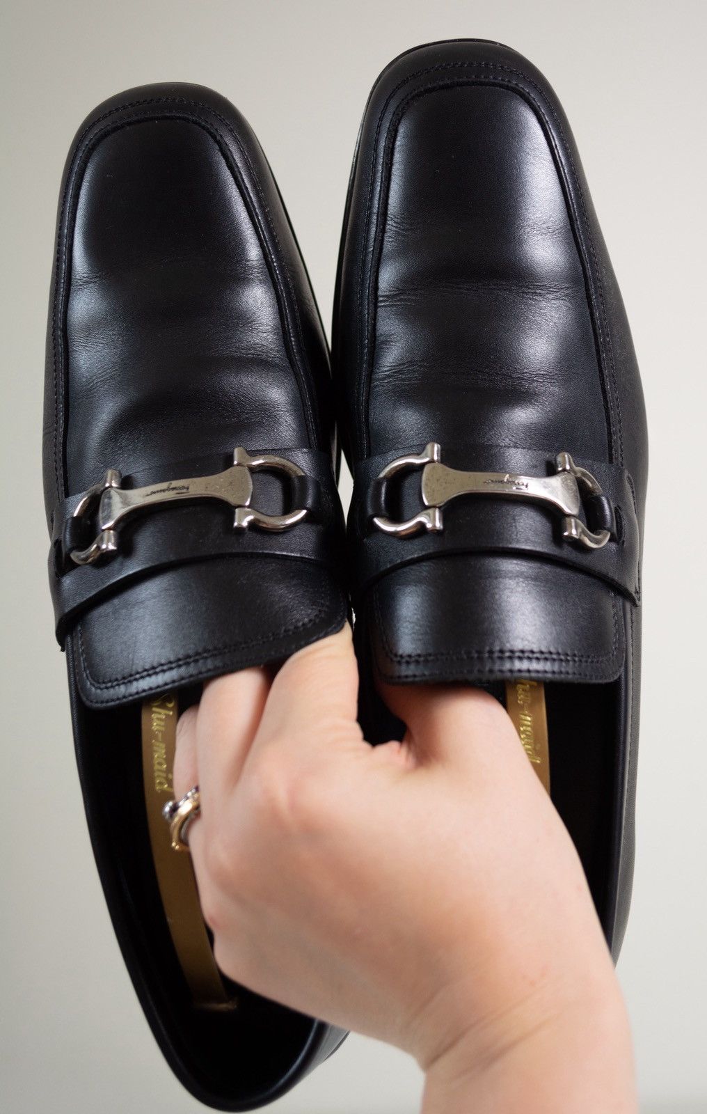 Salvatore Ferragamo Salvatore Ferragamo leather loafers shoes Size US 8 / EU 41 - 9 Thumbnail