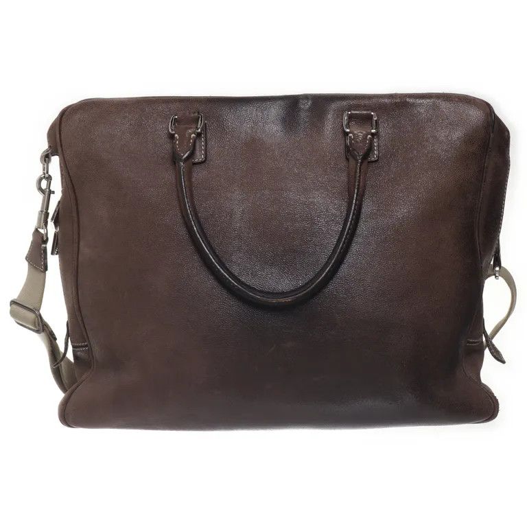 Loro Piana Brown Leather Shoulder Bag Size ONE SIZE - 4 Thumbnail