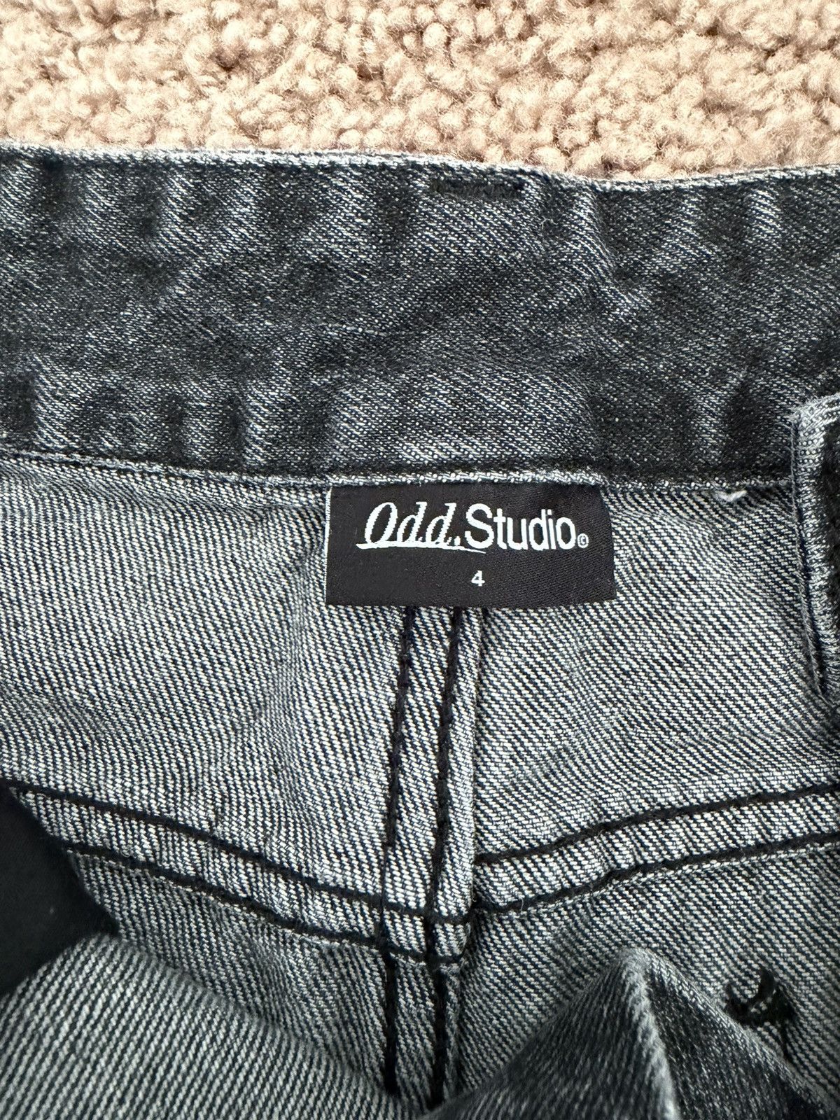 Other Korean Black Denim Baggy Cargo Size US 32 / EU 48 - 6 Thumbnail