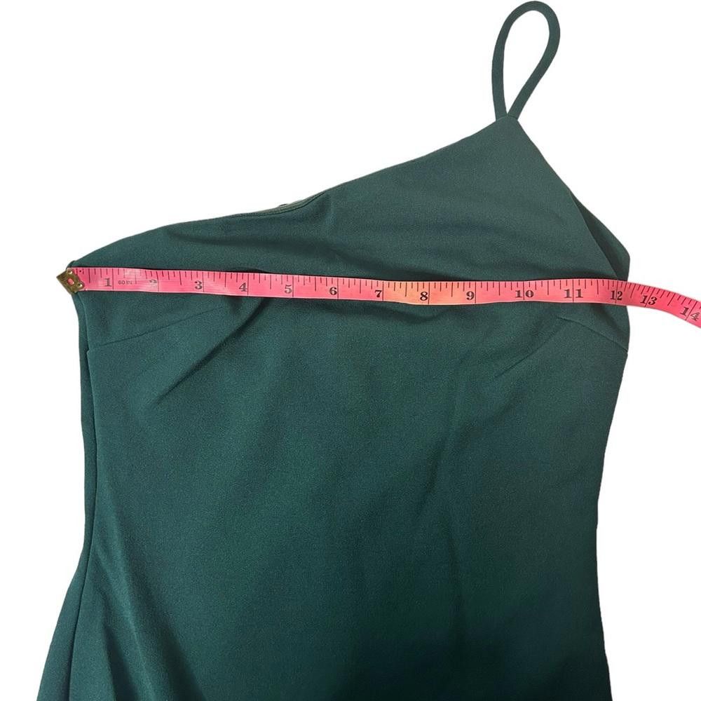 Lulus Lulus l NWT Vivid Emerald Green One-Shoulder Mermaid Gown XS Size XS / US 0-2 / IT 36-38 - 4 Thumbnail