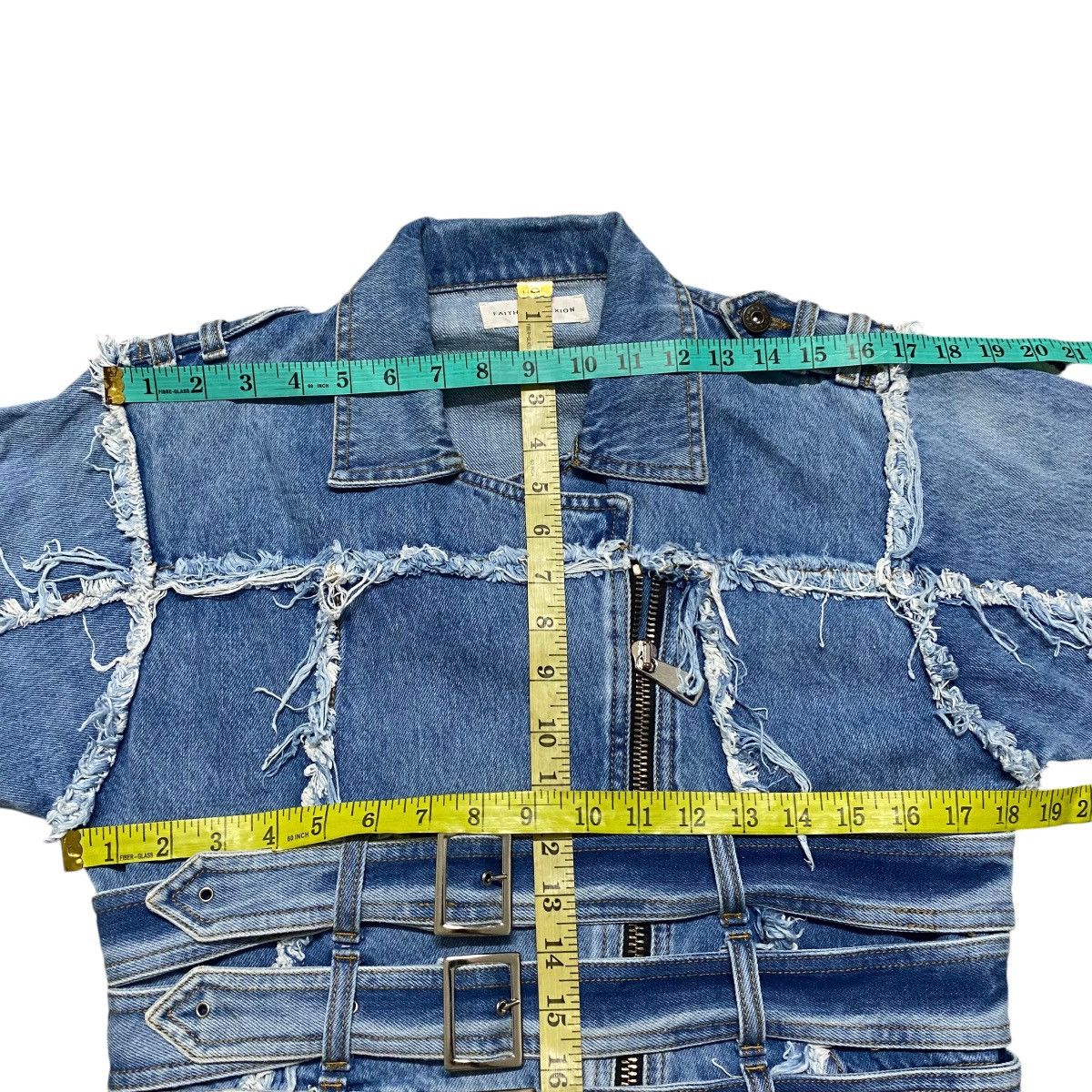 Faith Connexion Faith Connexion Ntmb Belts Denim Jacket Size XS / US 0-2 / IT 36-38 - 18 Thumbnail