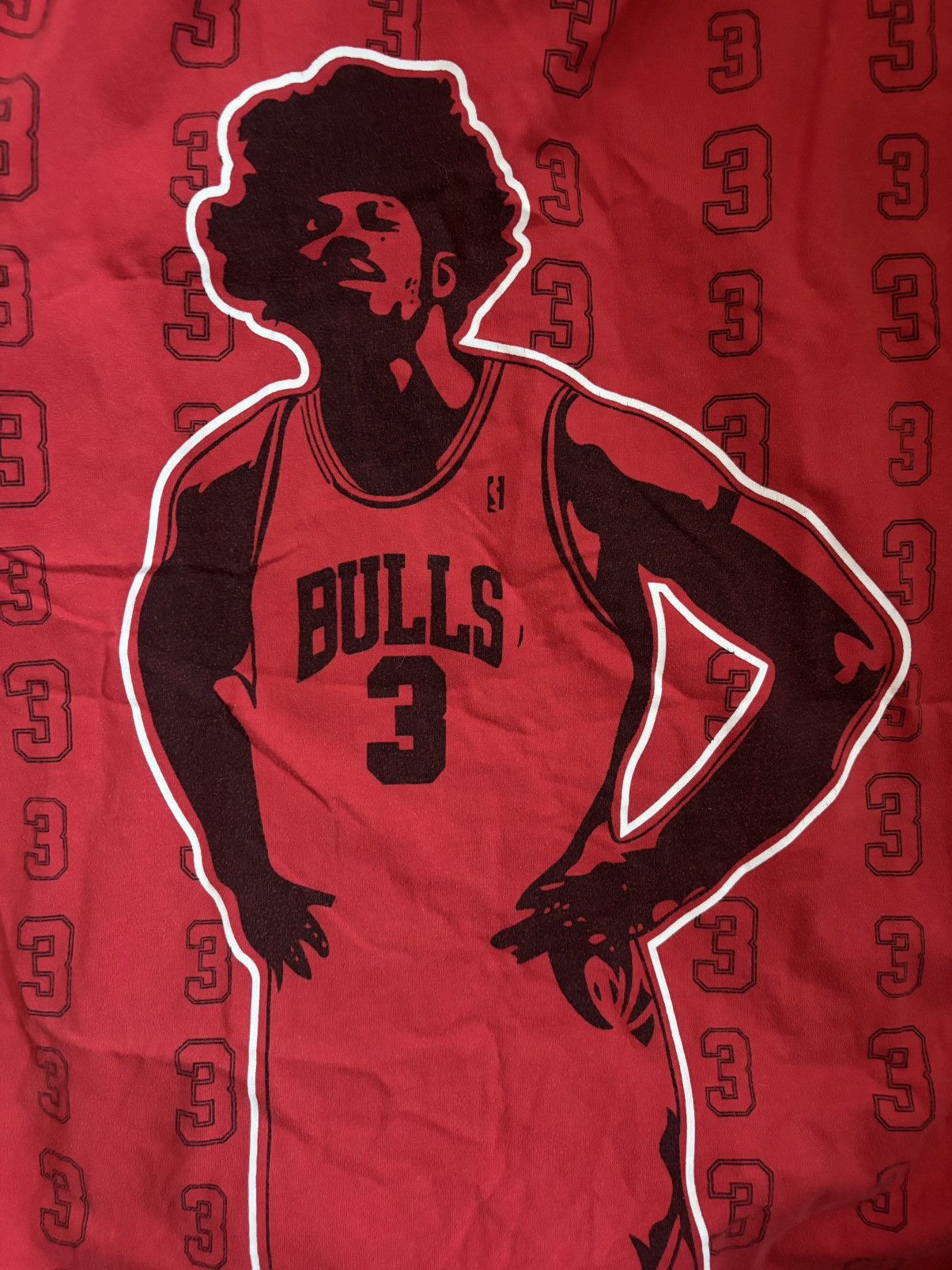 NBA RARE Vintage Y2K Ben Wallace Chicago Bulls Tee 3 NBA UNK Size US L / EU 52-54 / 3 - 3 Thumbnail