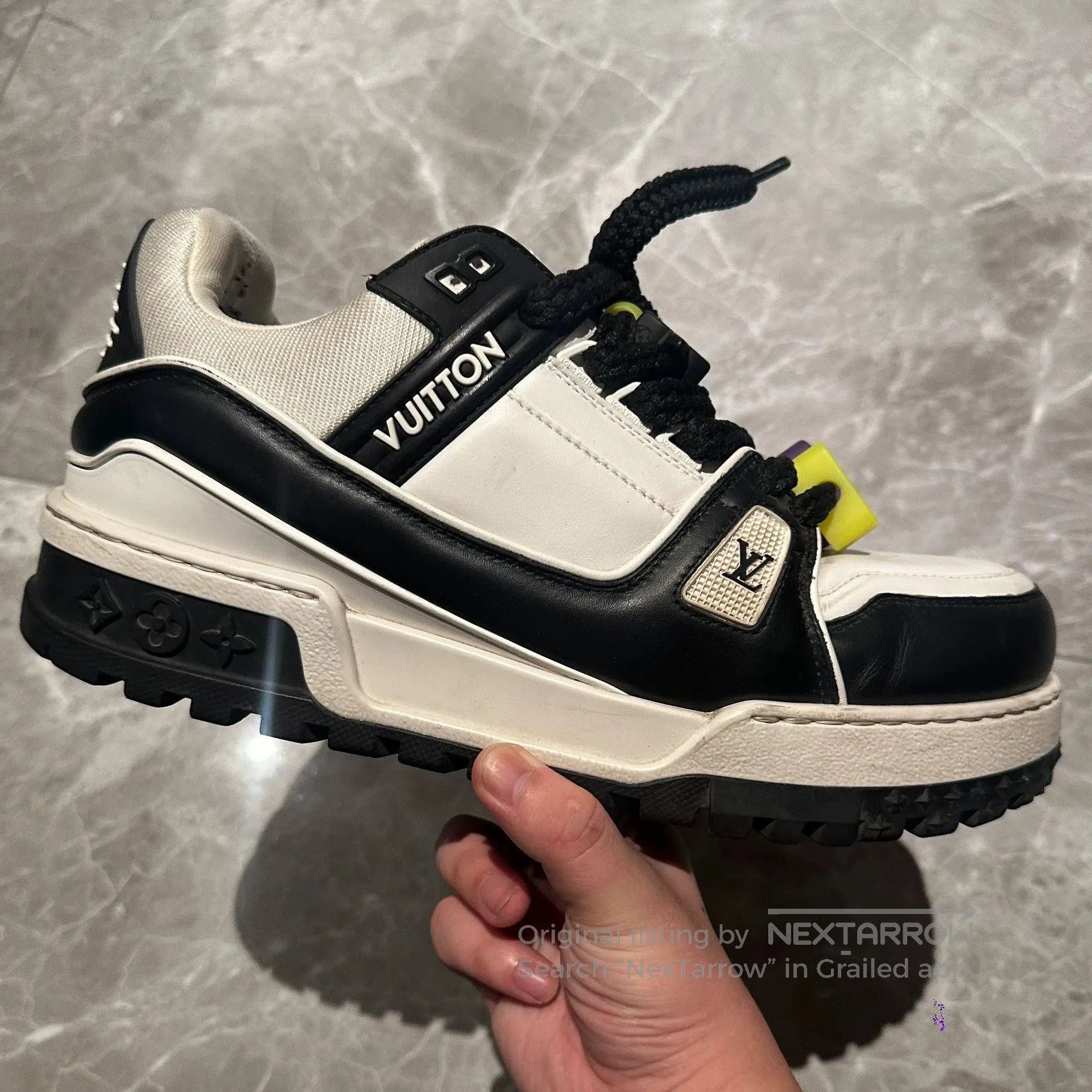 Louis Vuitton louis vuitton trainer maxi low. Size US 10.5 / EU 43-44 - 8 Thumbnail