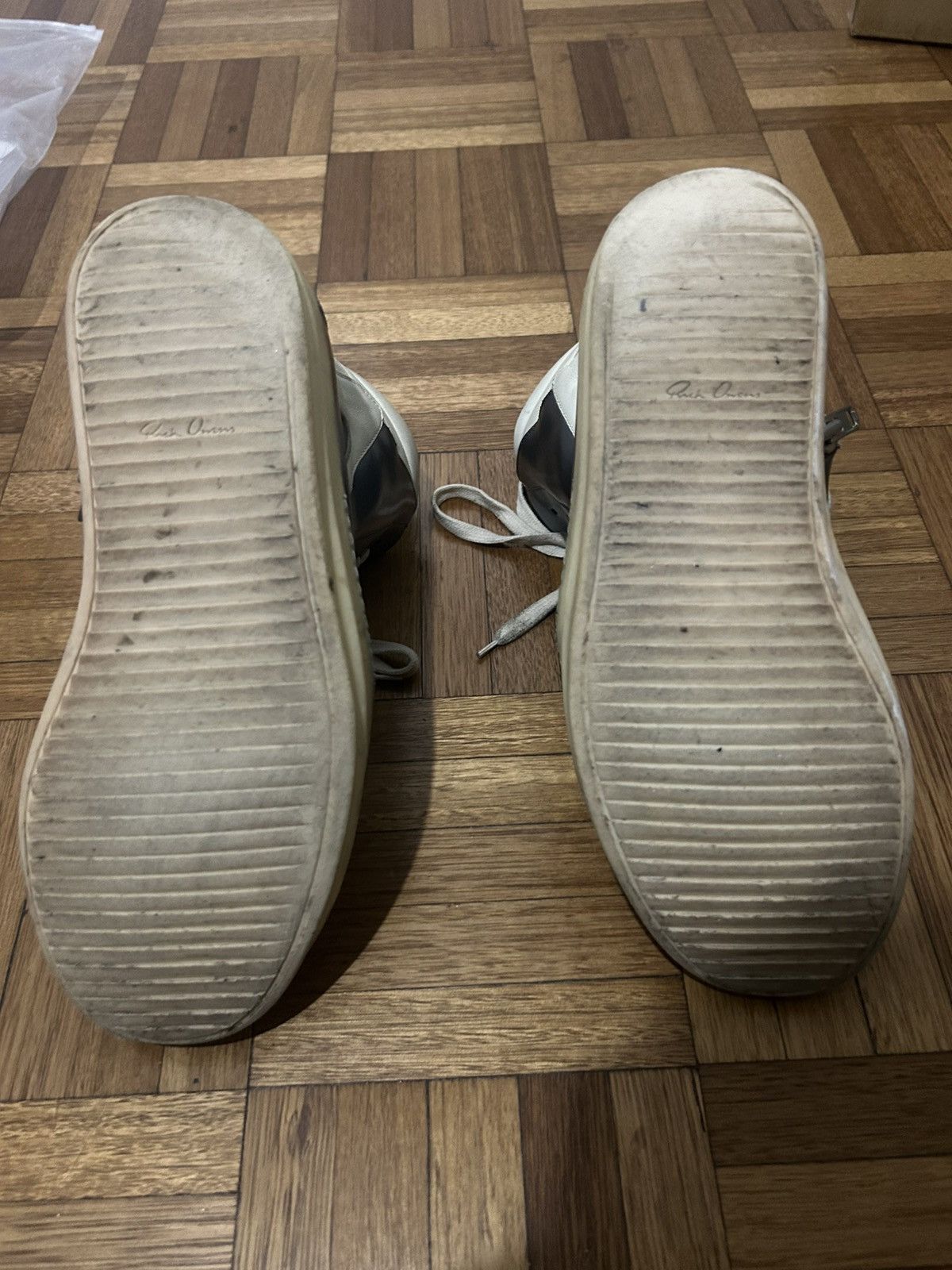 Rick Owens Rick Owens Geobaskets Silver Size US 8.5 / EU 41-42 - 7 Thumbnail