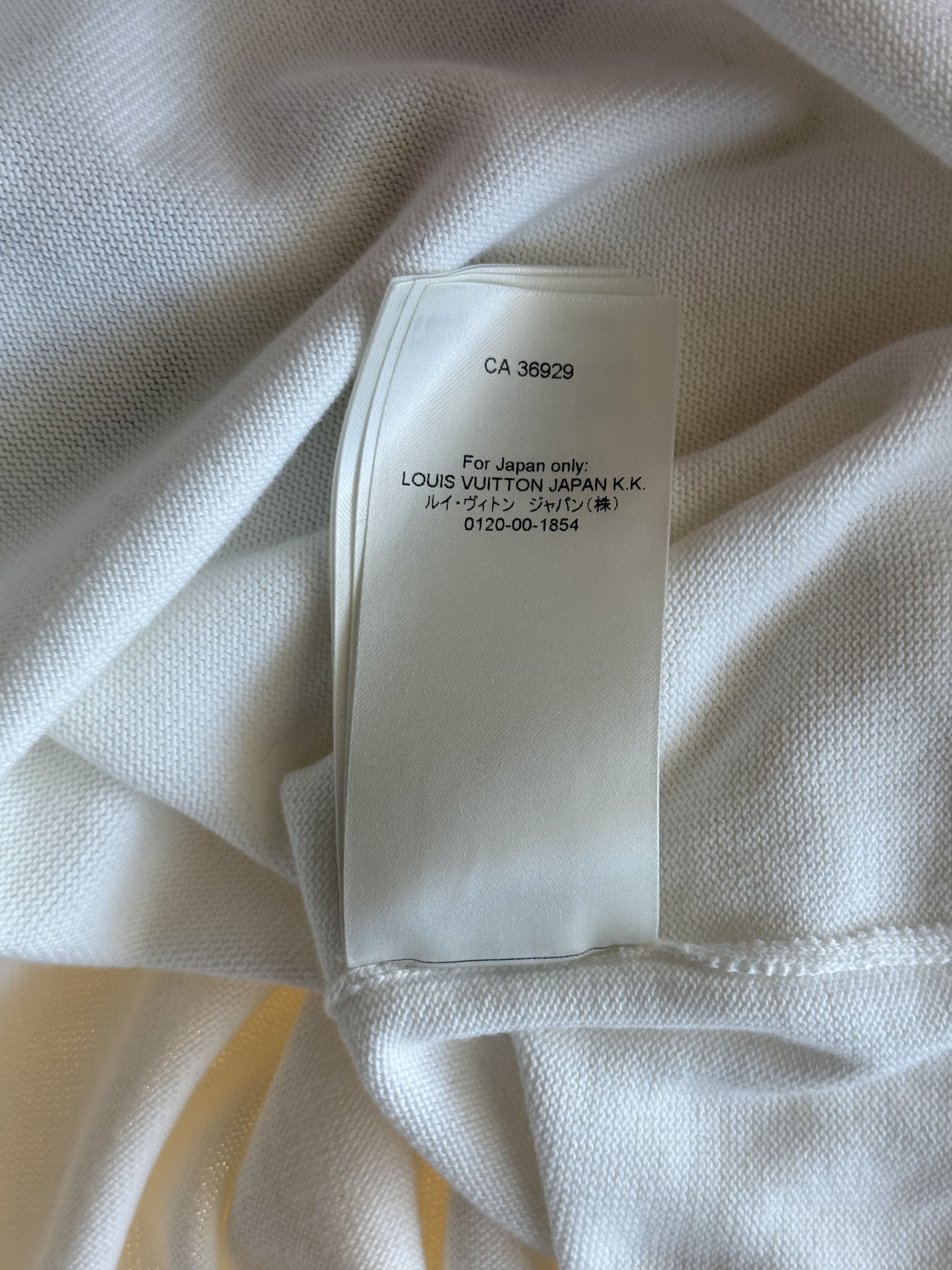 Louis Vuitton Louis Vuitton White Intarsia Rapper Graphic T-Shirt Size US XL / EU 56 / 4 - 8 Thumbnail