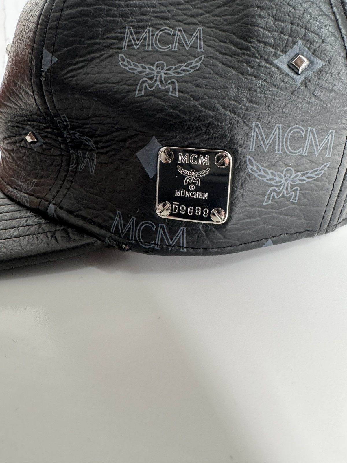 MCM Mcm leather monogram cap black luxury designer Made in Japan Size ONE SIZE - 7 Thumbnail