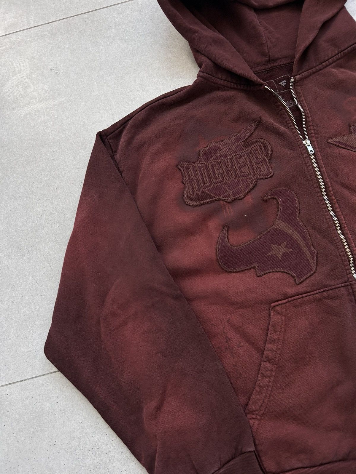 Travis Scott Travis Scott Fanatics Game Houston Red Zip Up Hoodie Size US XL / EU 56 / 4 - 6 Thumbnail