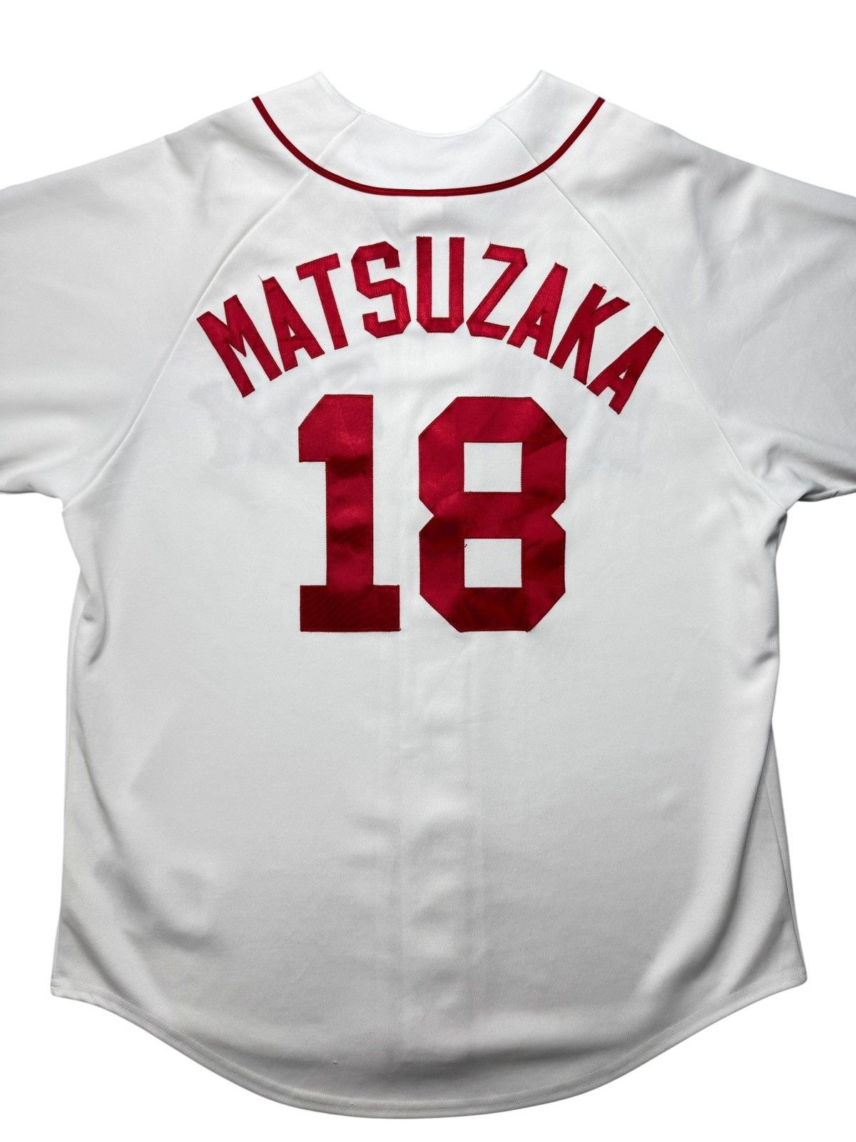MLB 2000’s Daisuke Matsuzaka Boston Red Sox Baseball Jersey Size US XL / EU 56 / 4 - 8 Thumbnail
