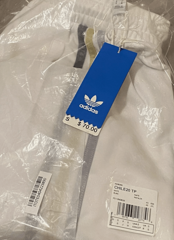 Adidas adidas Chile20 Logo Recycled Polyester Track Pants Size US 31 - 3 Thumbnail