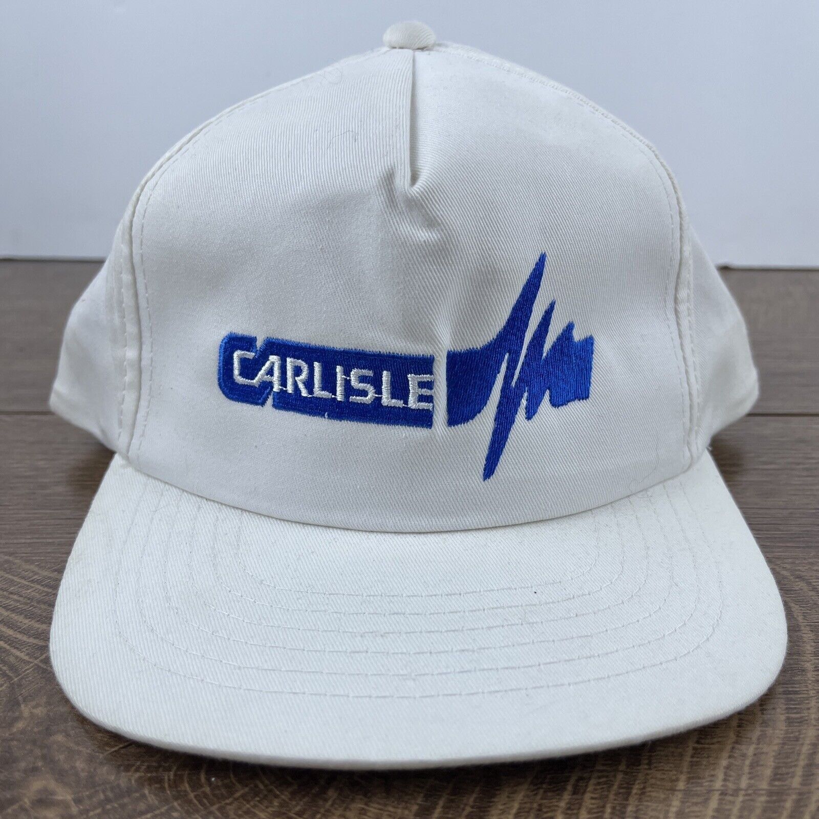 Other Carlisle Hat Carlisle Hat White Hat Adjustable Snapback Adul Size ONE SIZE - 2 Thumbnail
