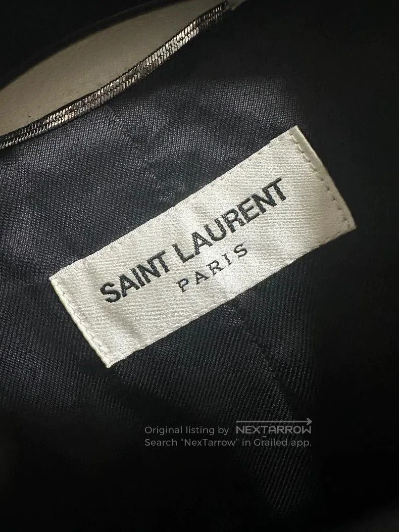 Saint Laurent Paris Saint Laurent Vintage Cowhide Zipper Jacket Coat. Size US XL / EU 56 / 4 - 2 Thumbnail