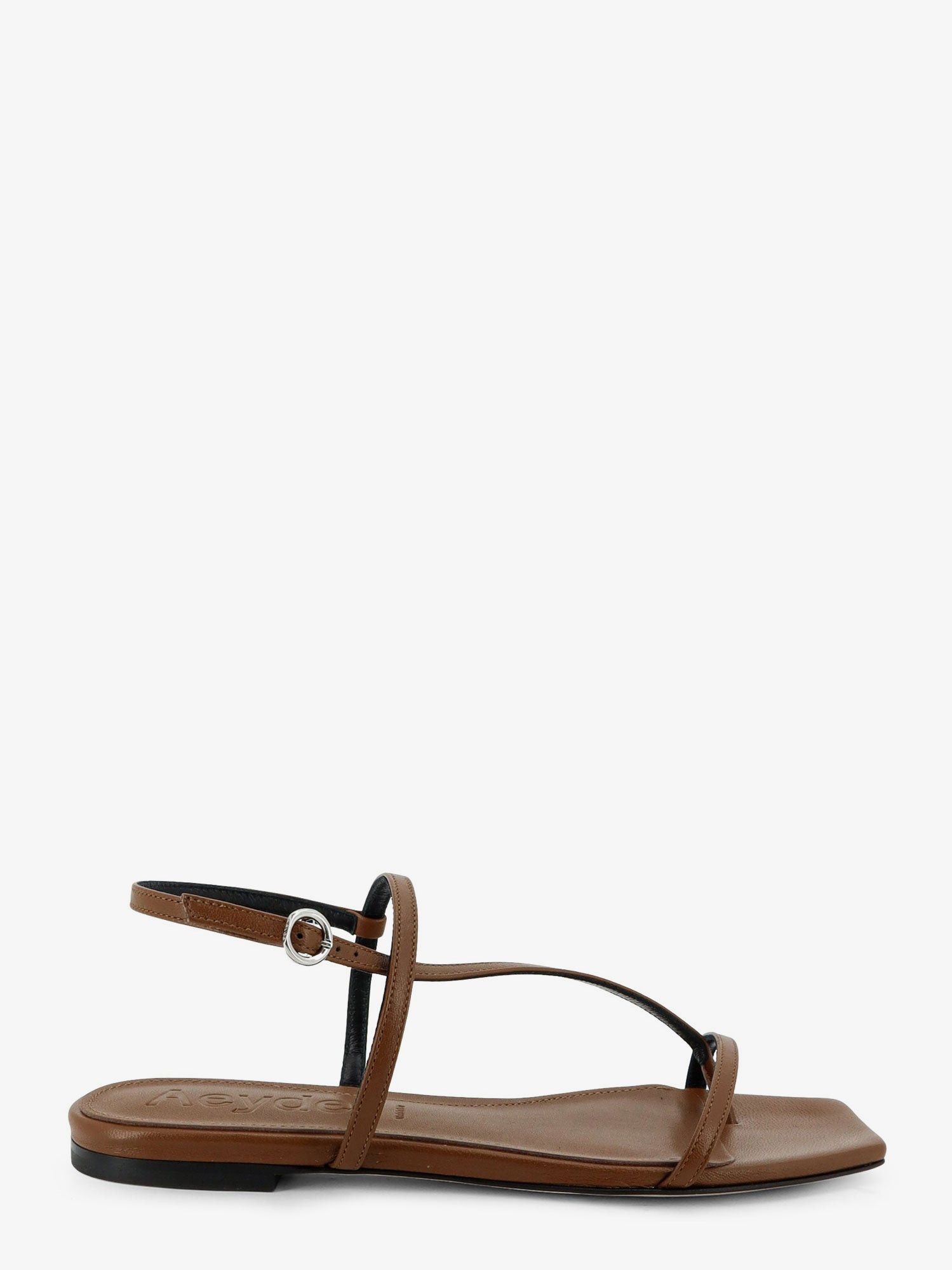 aeyde Ella Flat Leather Sandals Size US 8 / IT 38 - 1 Thumbnail