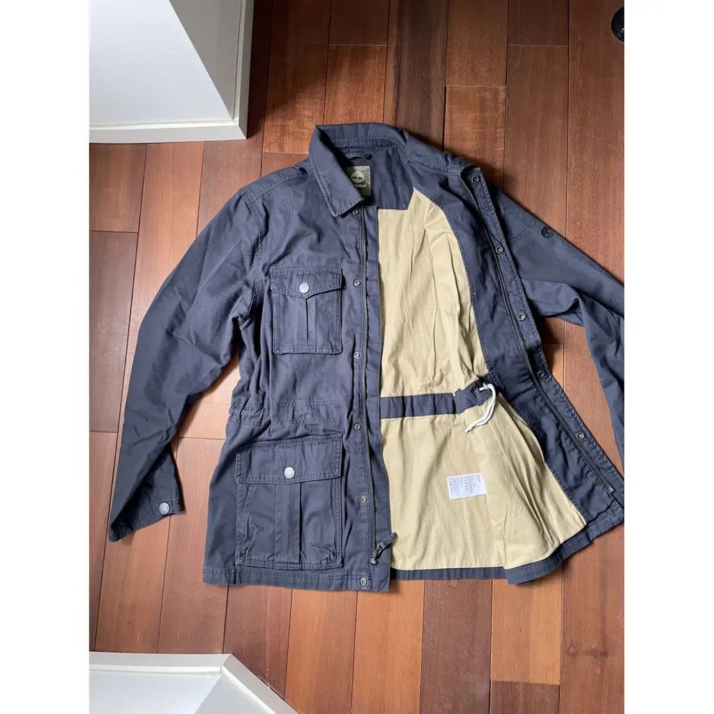 Timberland Timberland Men's Parka Field Jacket Navy Size US L / EU 52-54 / 3 - 2 Thumbnail