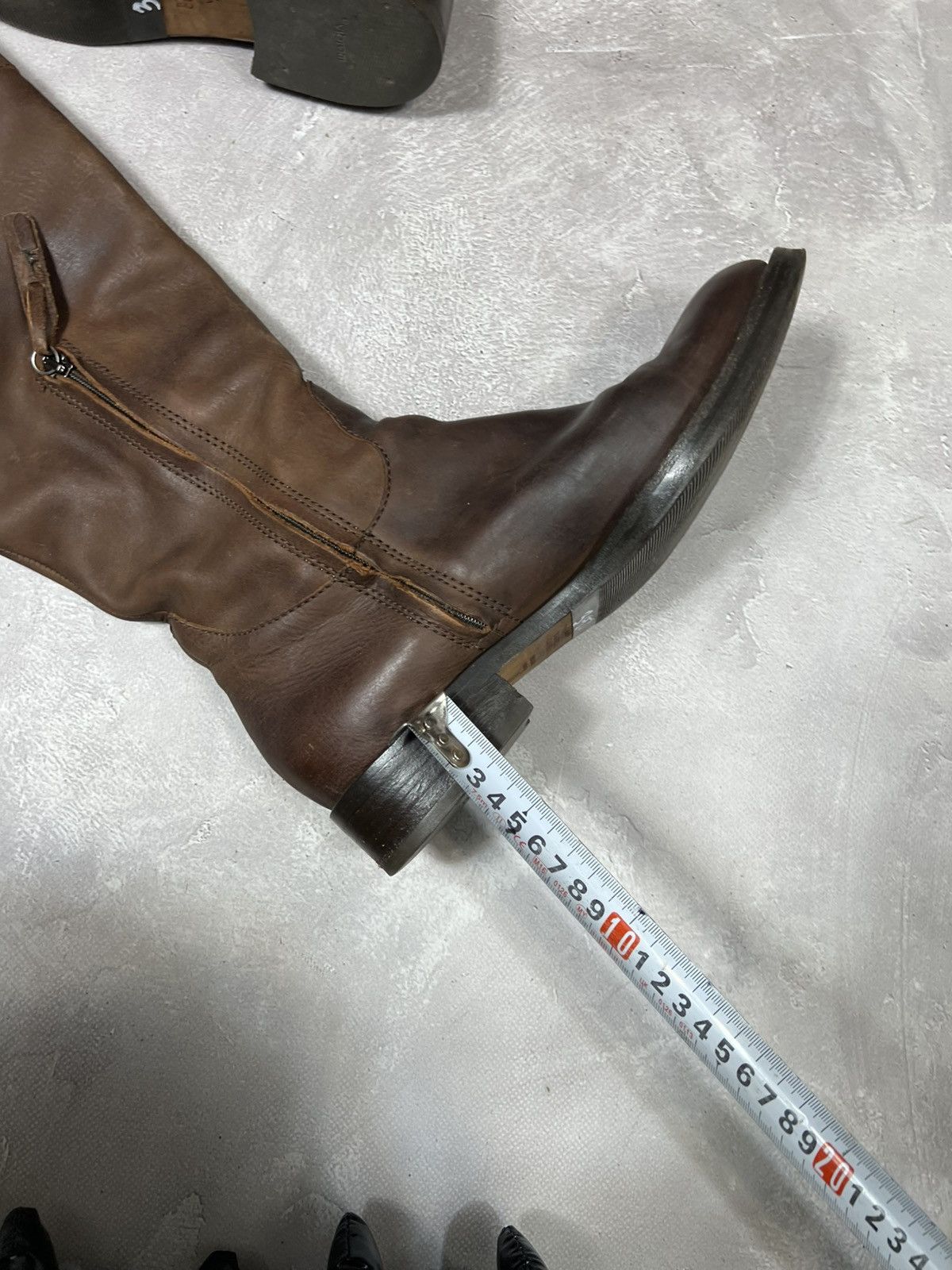 Brunello Cucinelli Vintage Brunello Cucinelli Leather Hight Boot Size US 7.5 / IT 37.5 - 15 Thumbnail