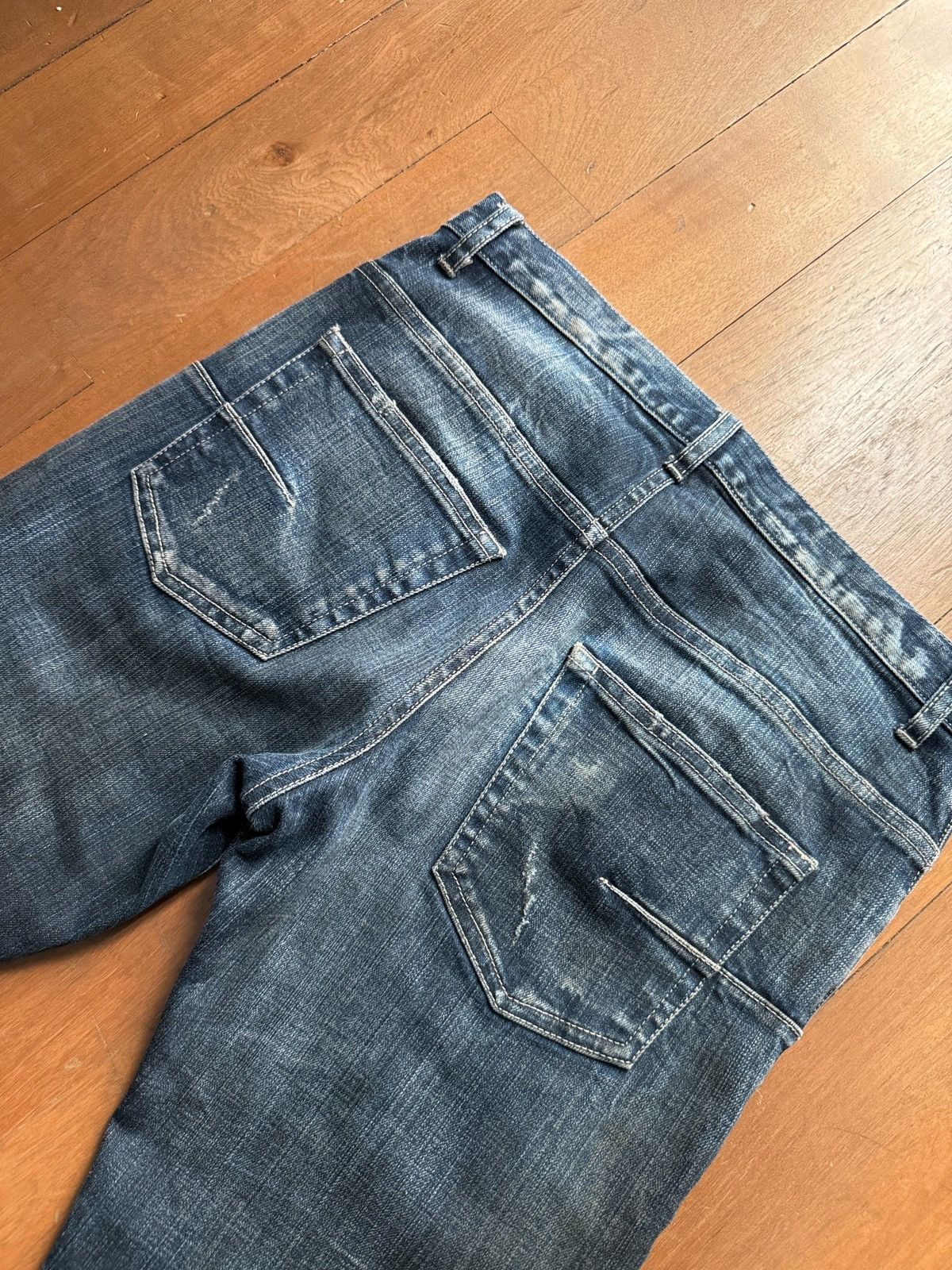Dior × Hedi Slimane × Kris Van Assche TRADED Dior Homme SS09 Dirt Denim by Kris Van Assche Size US 29 - 3 Thumbnail